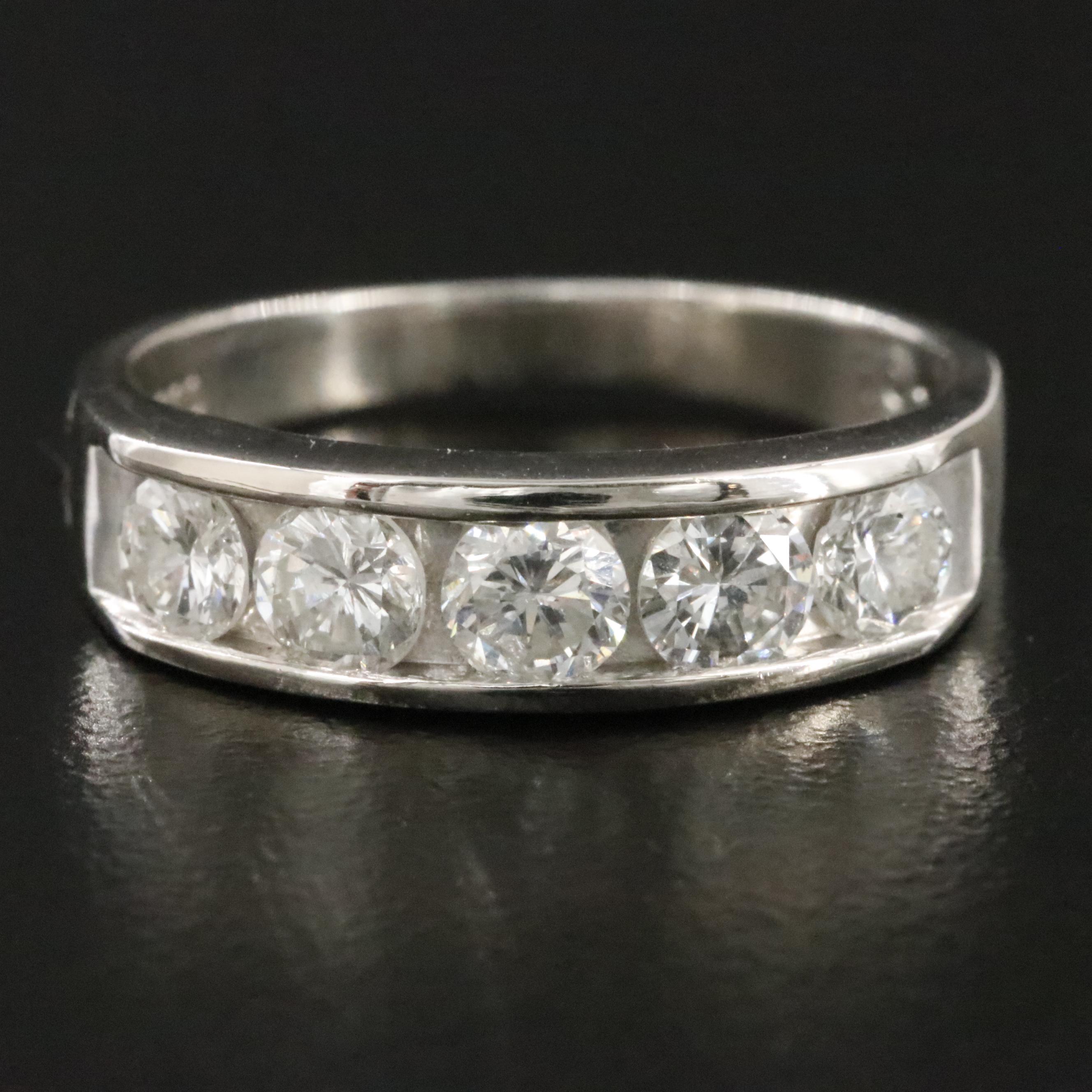 Platinum 1.02 CTW Diamond Ring