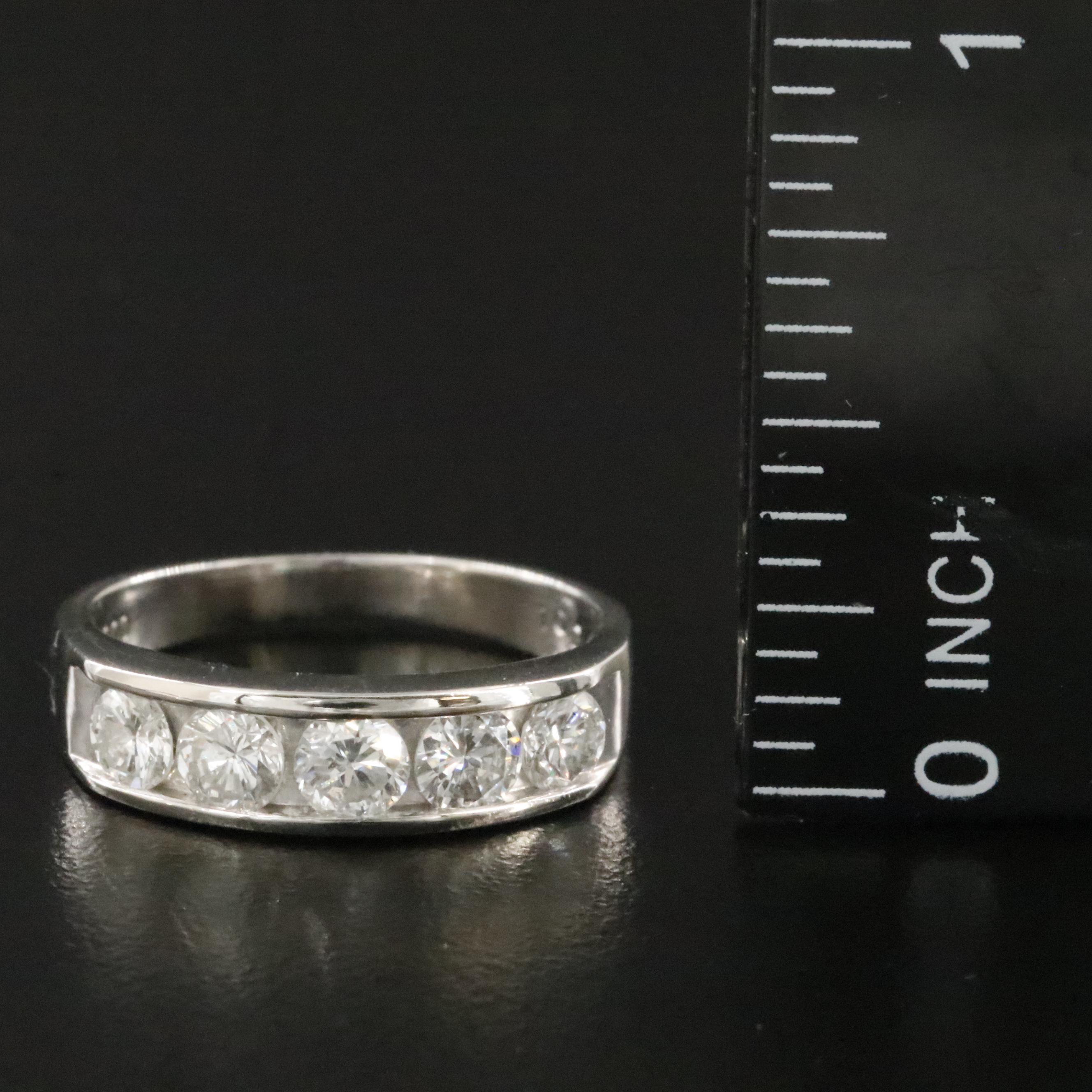 Platinum 1.02 CTW Diamond Ring