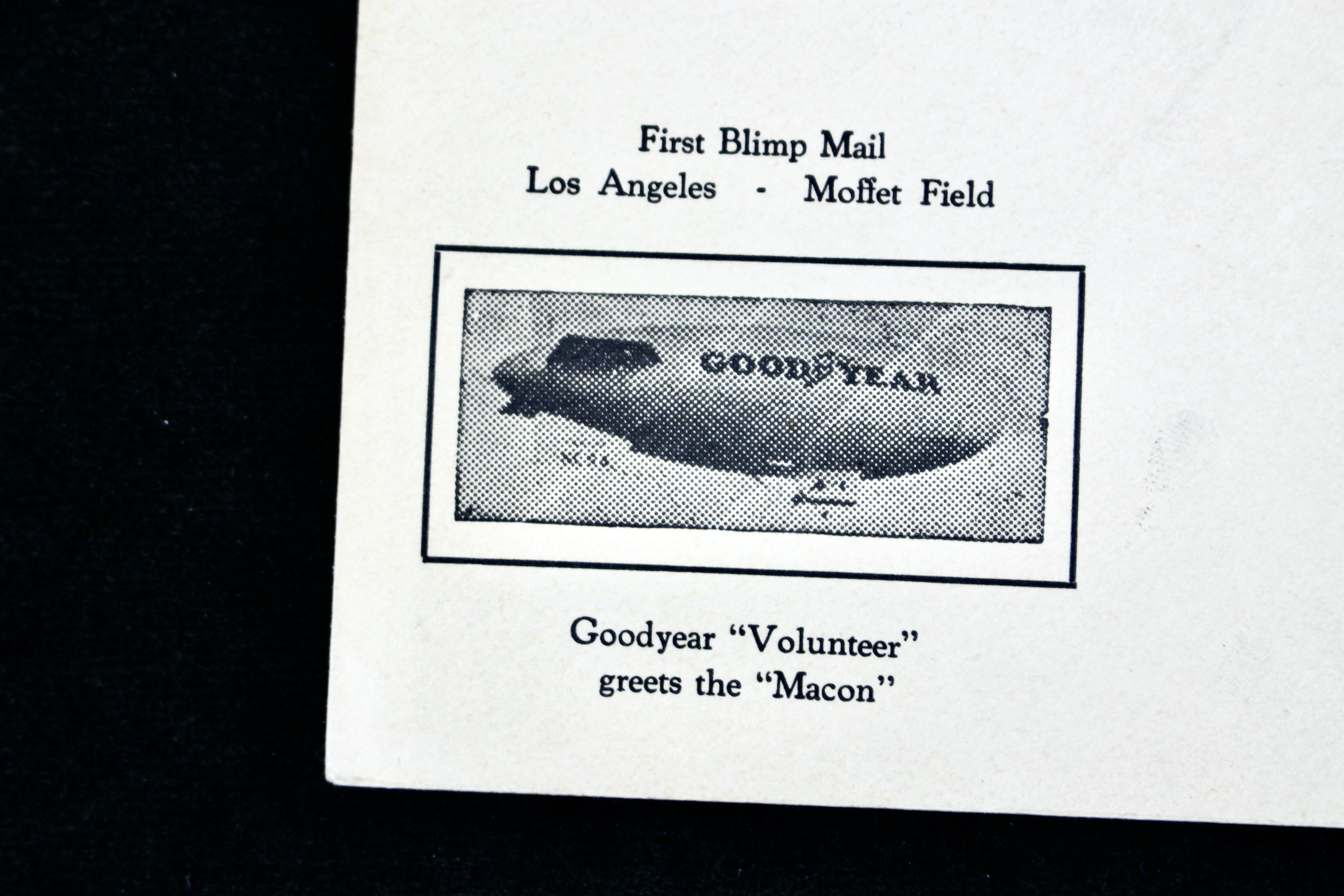1933 Graf Zeppelin Postal Cover, Moffett Field, Los Angeles