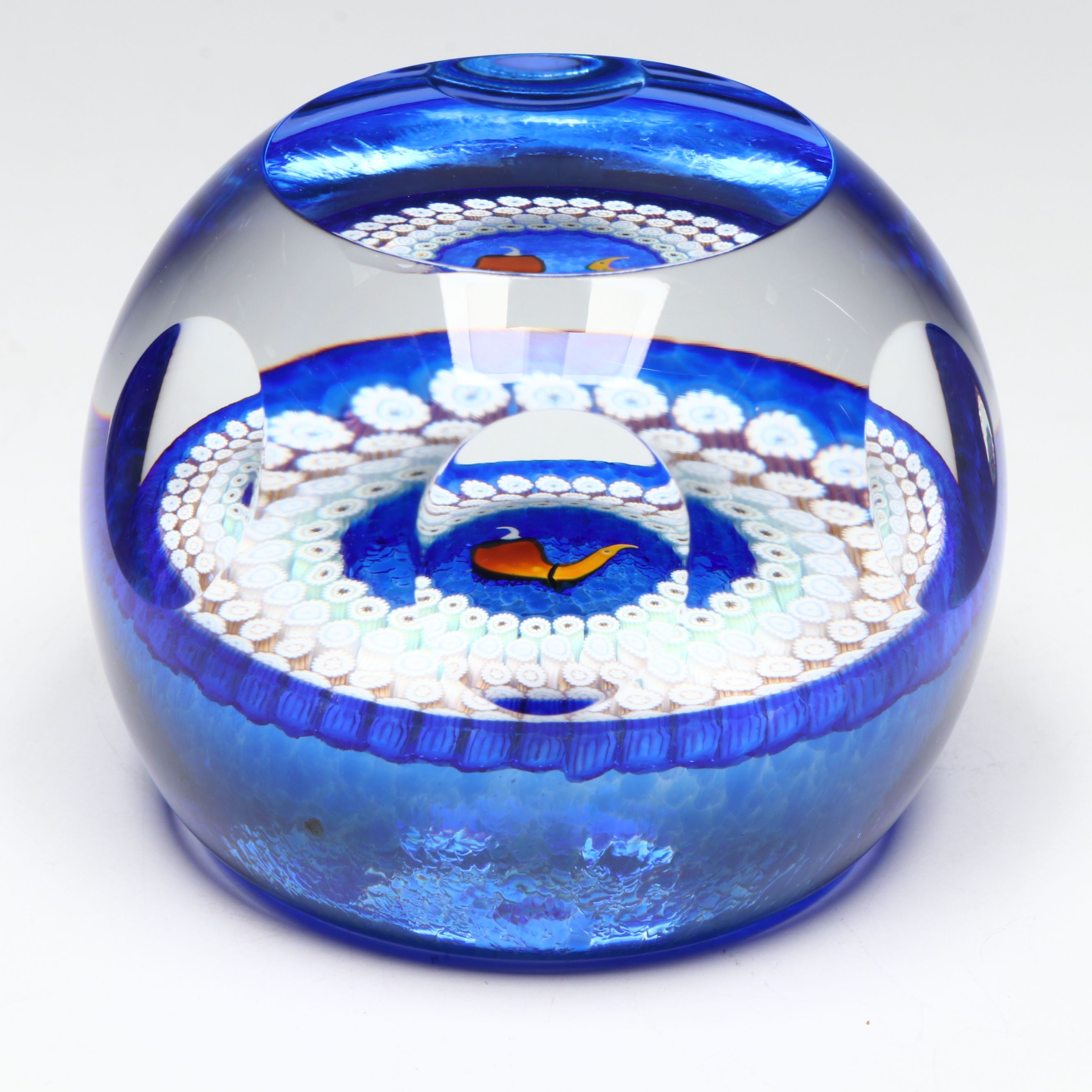 Caithness Scotland and Whitefriars Millefiori Art Glass Paperweights
