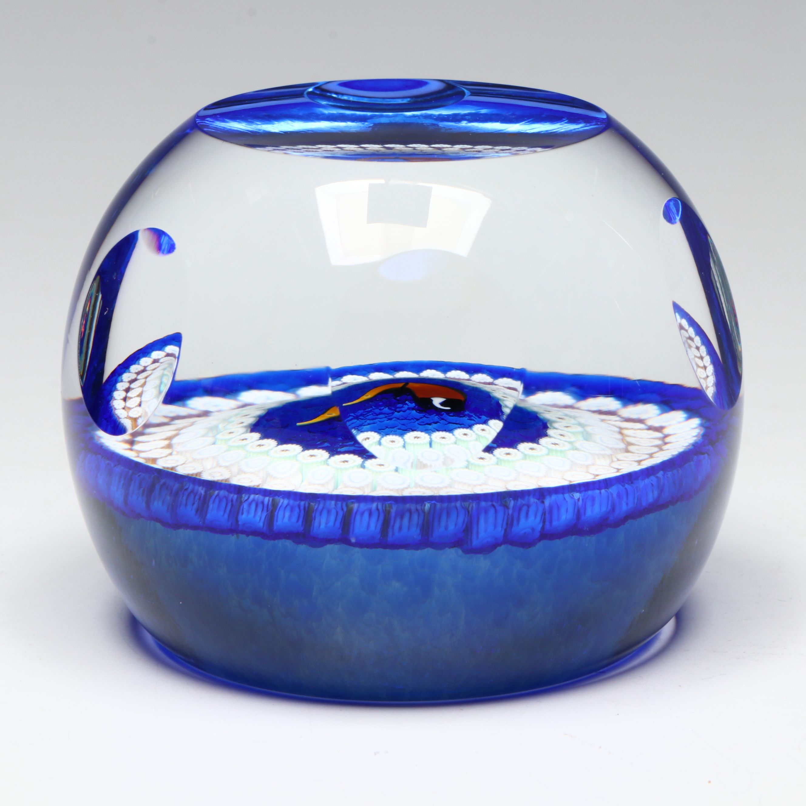 Caithness Scotland and Whitefriars Millefiori Art Glass Paperweights