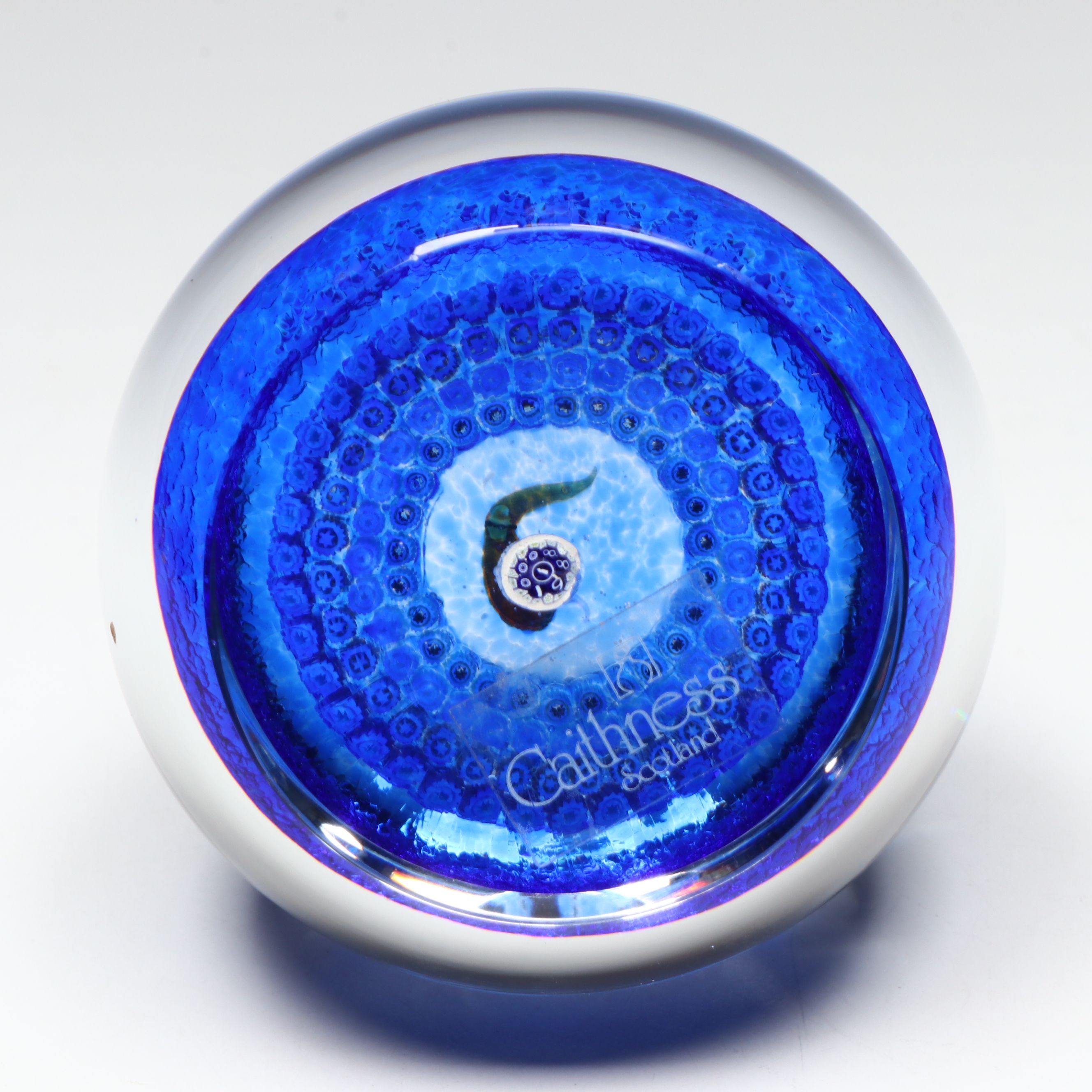 Caithness Scotland and Whitefriars Millefiori Art Glass Paperweights