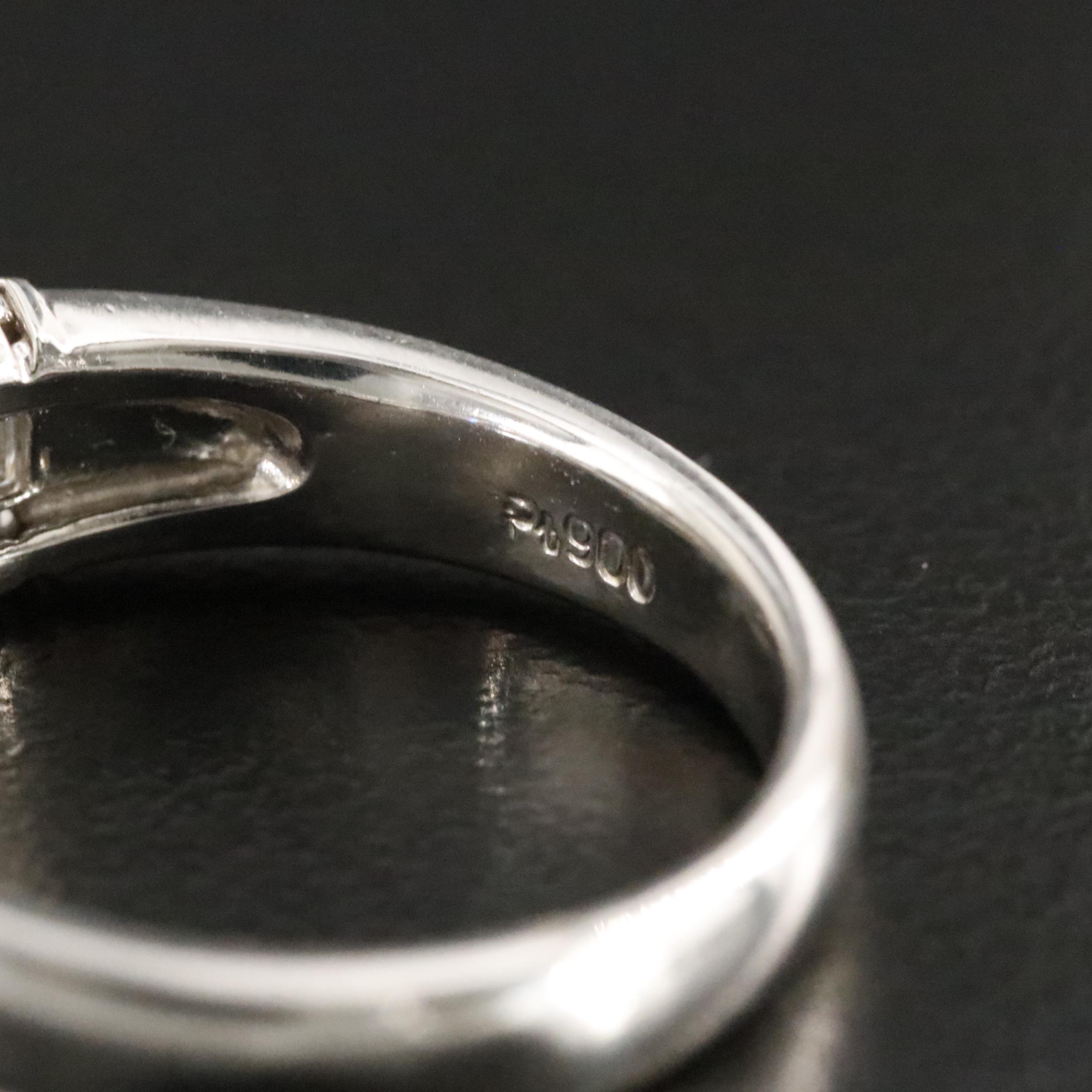 Platinum 0.81 CTW Diamond Ring