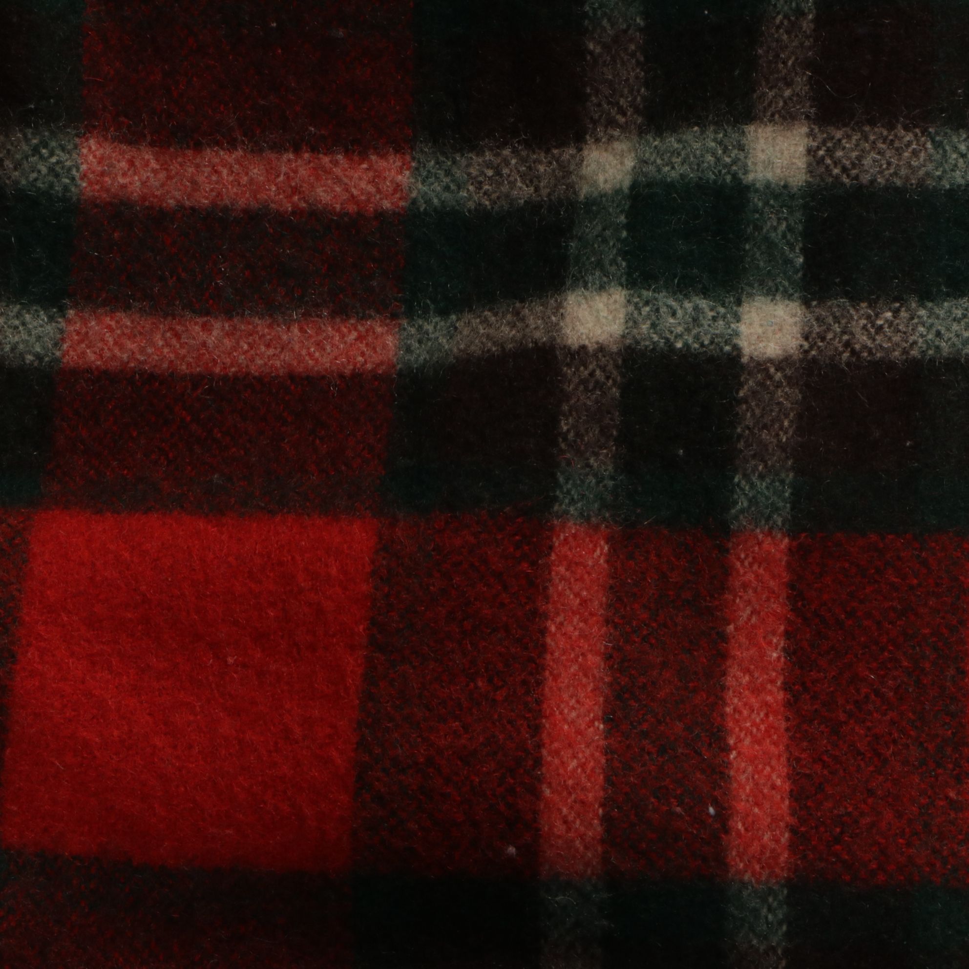 Ayers "Rough Rider" Flannel Wool Throw Blanket, Mid-20th Century
