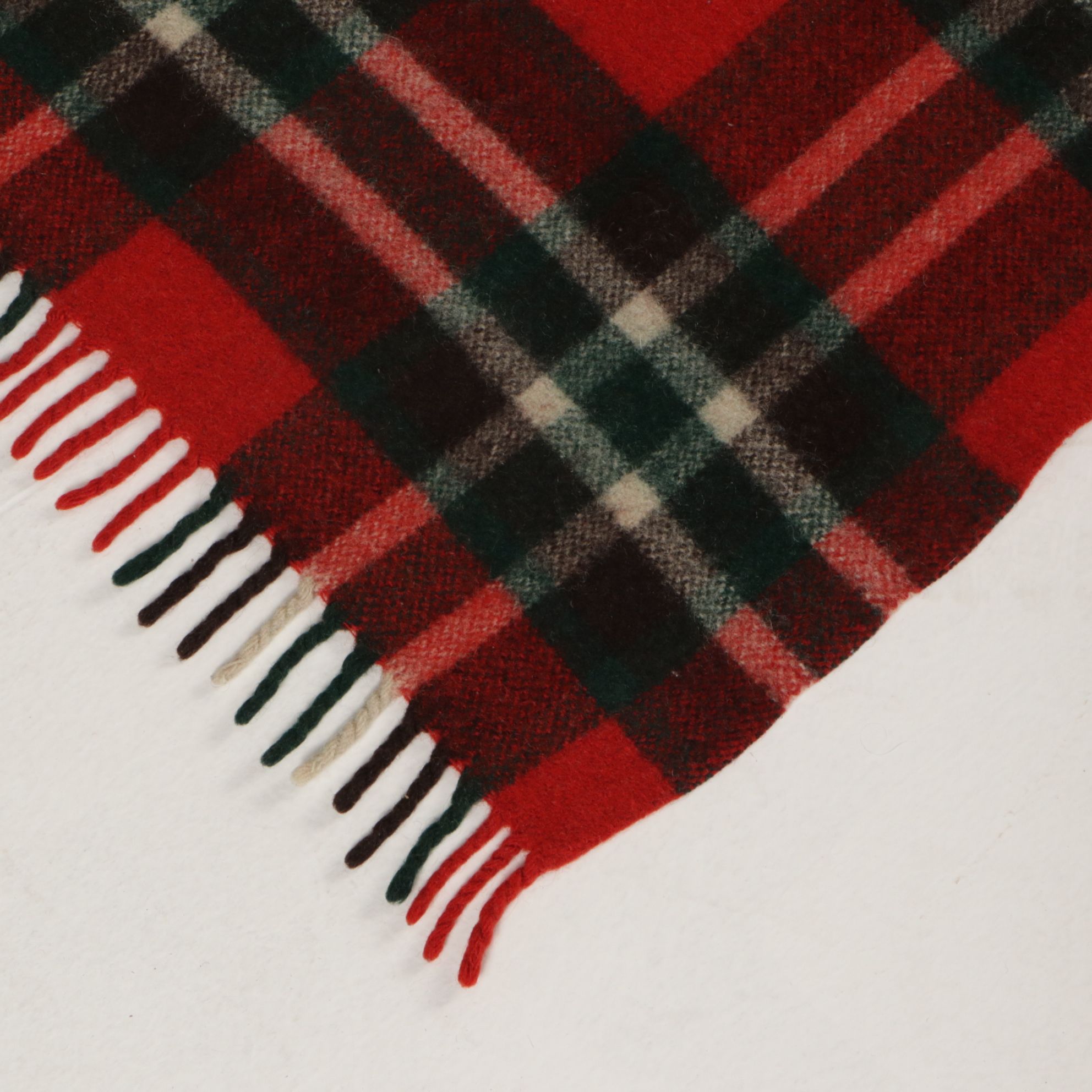 Ayers "Rough Rider" Flannel Wool Throw Blanket, Mid-20th Century