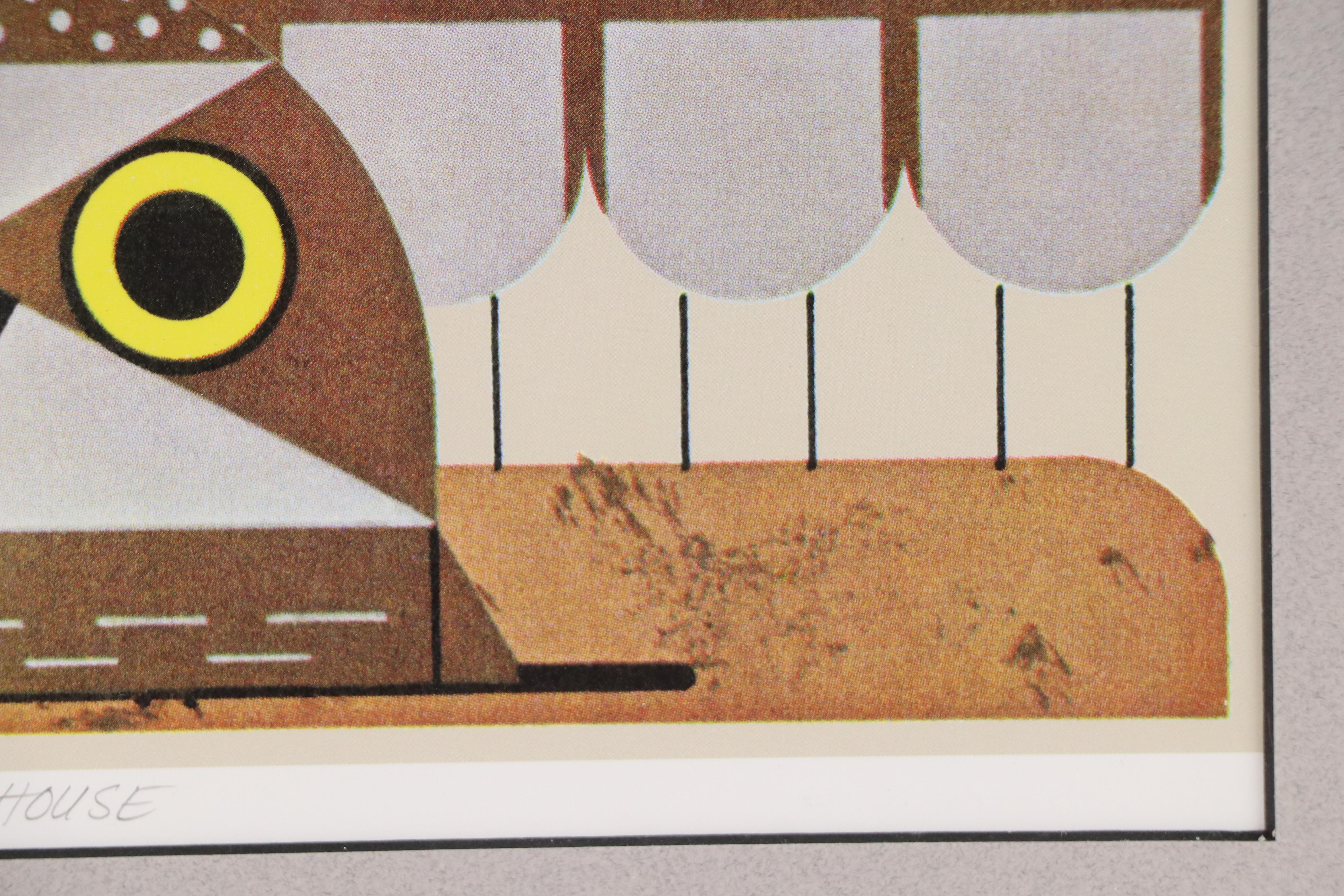 Offset Lithograph After Charley Harper "Full House"