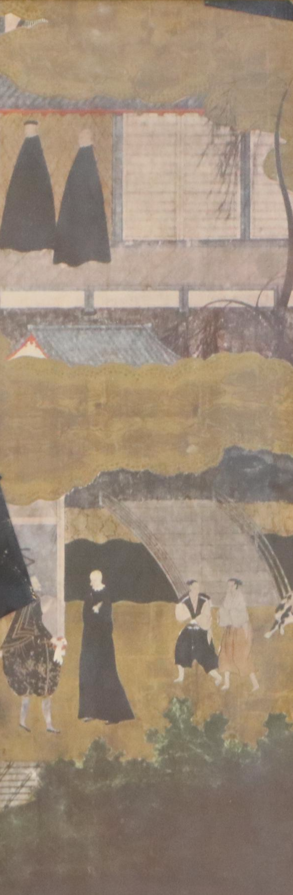 Japanese Collotype Panels After Painting "Arrival of a Portuguese Ship"