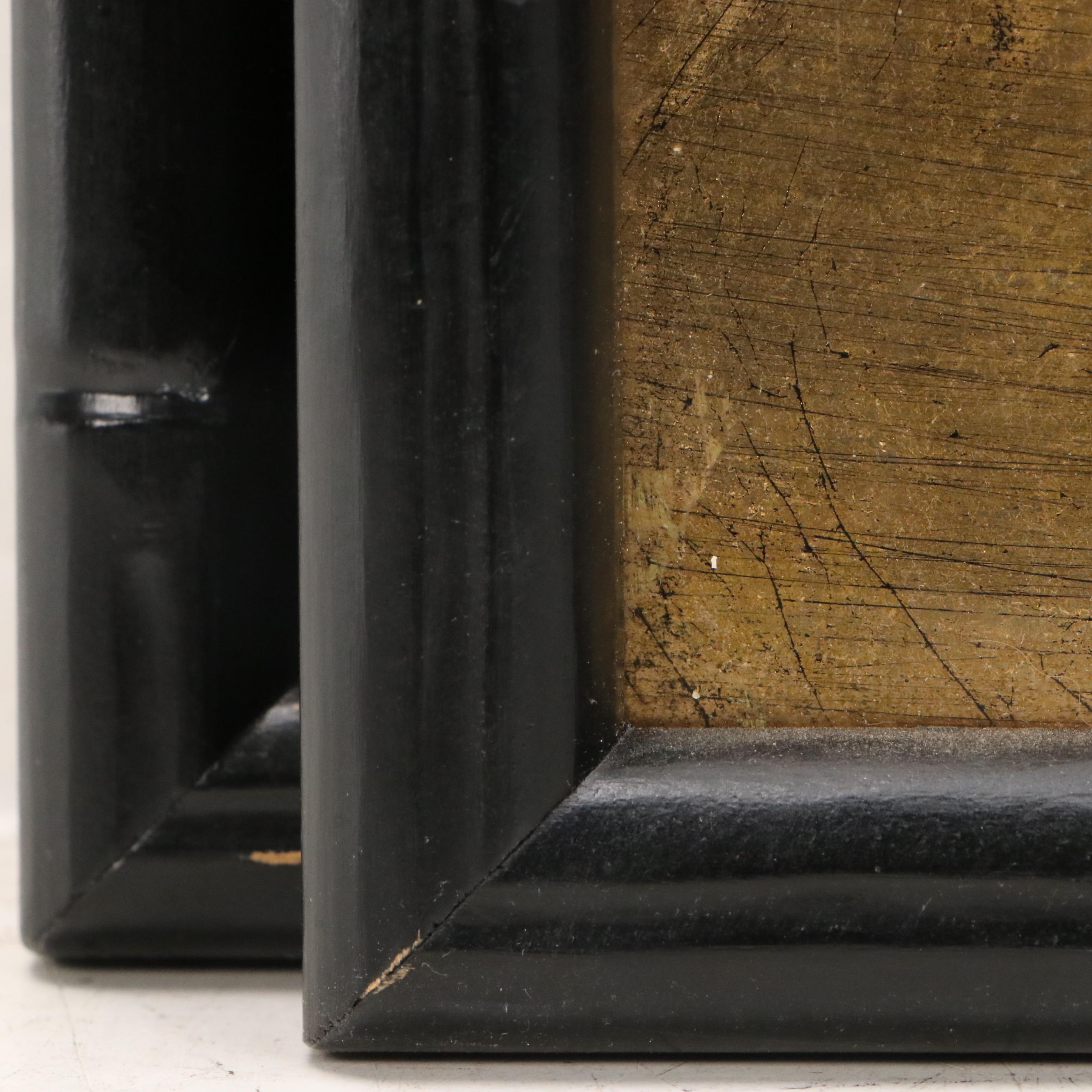 Japanese Collotype Panels After Painting "Arrival of a Portuguese Ship"