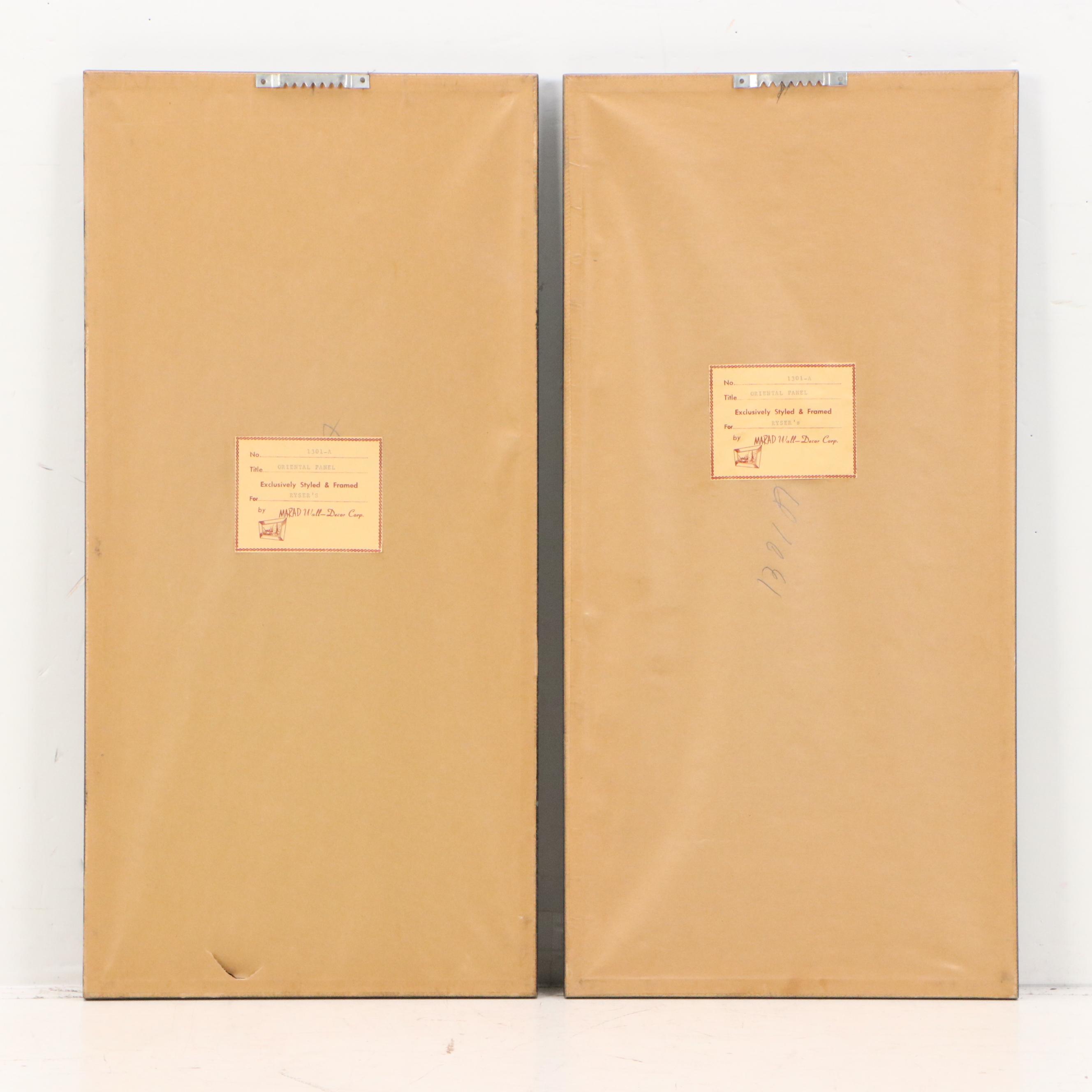 Japanese Collotype Panels After Painting "Arrival of a Portuguese Ship"