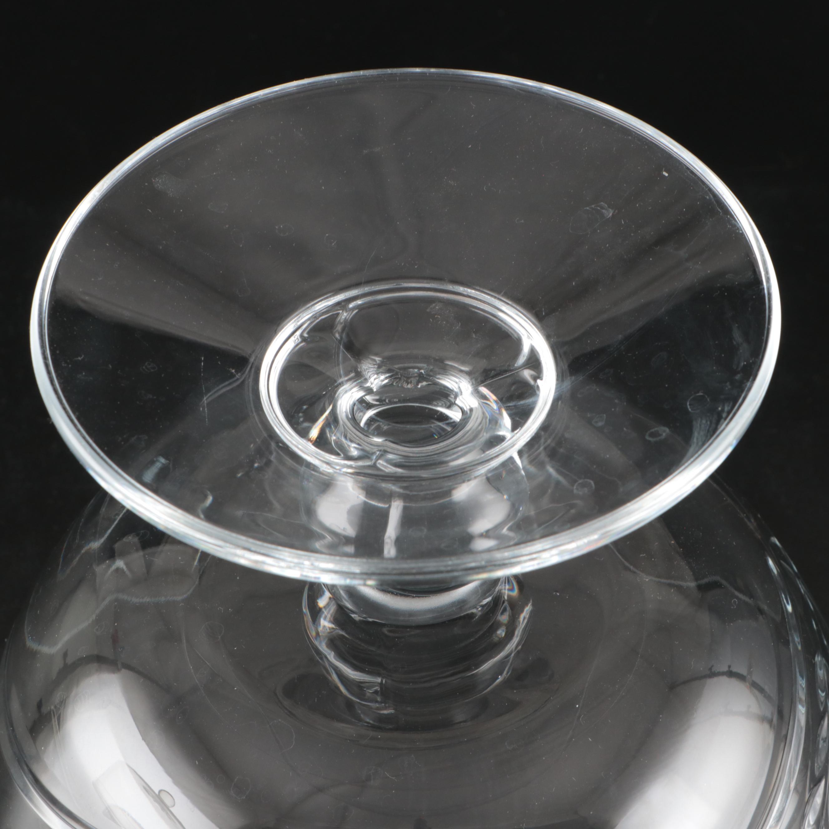 Glass Wheat Motif Serving Bowl with Domed Cake Plate