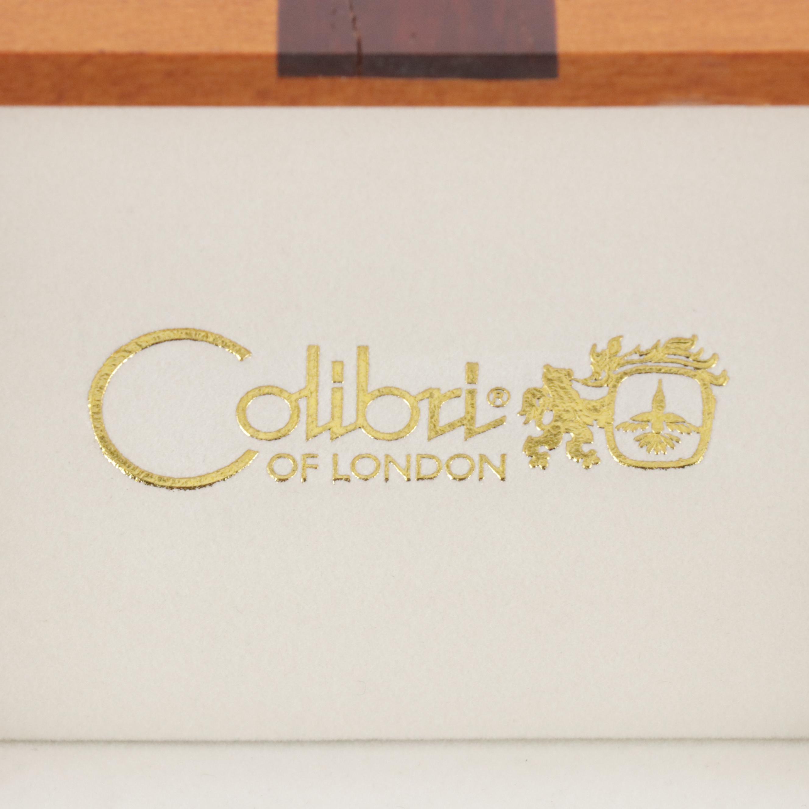 Colibri of London Buffalo Nickel 1929 Money Clip and 1937 Key Ring in Box