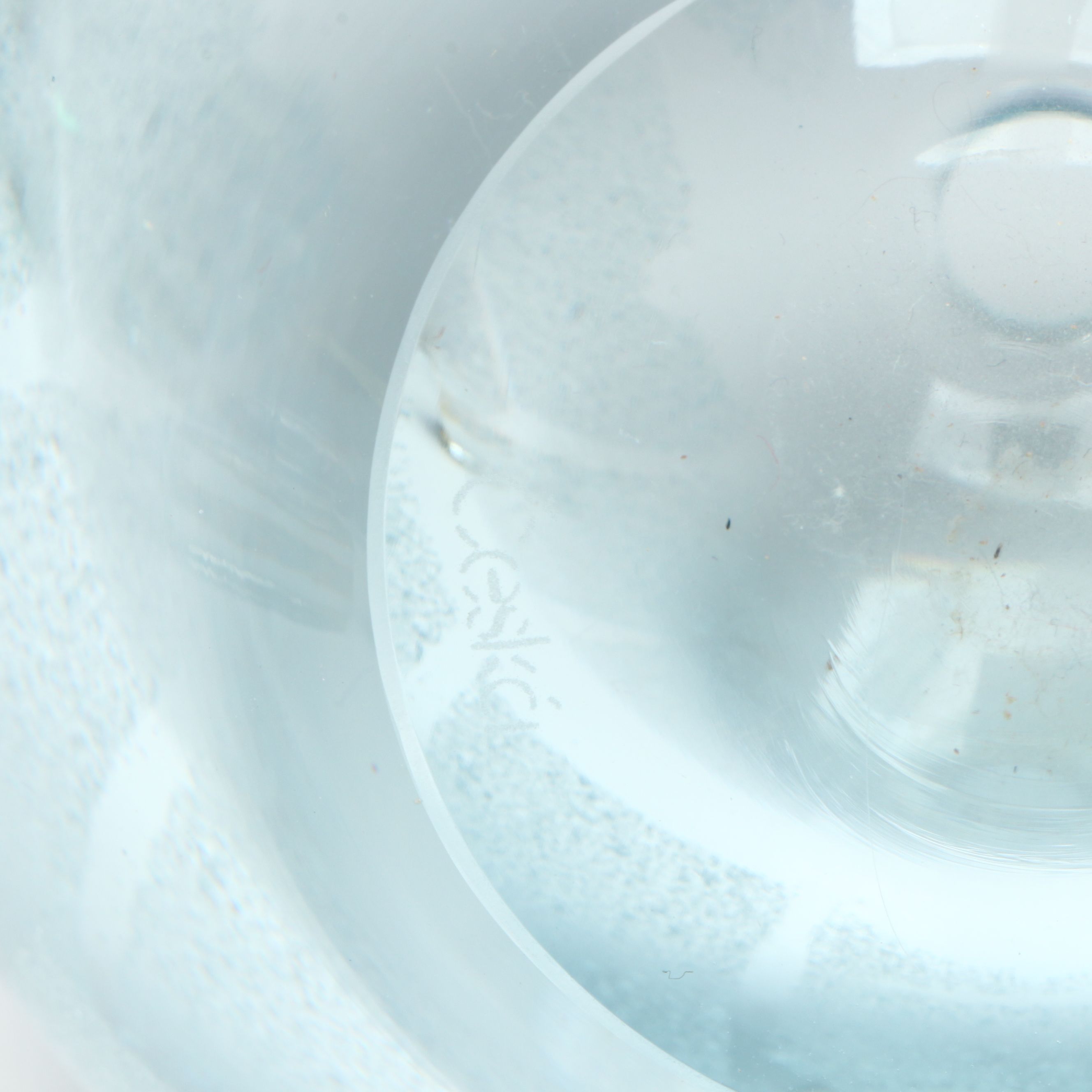 František Vízner Sphere and Flygsfors "Coquille" Swung Vase with More Art Glass