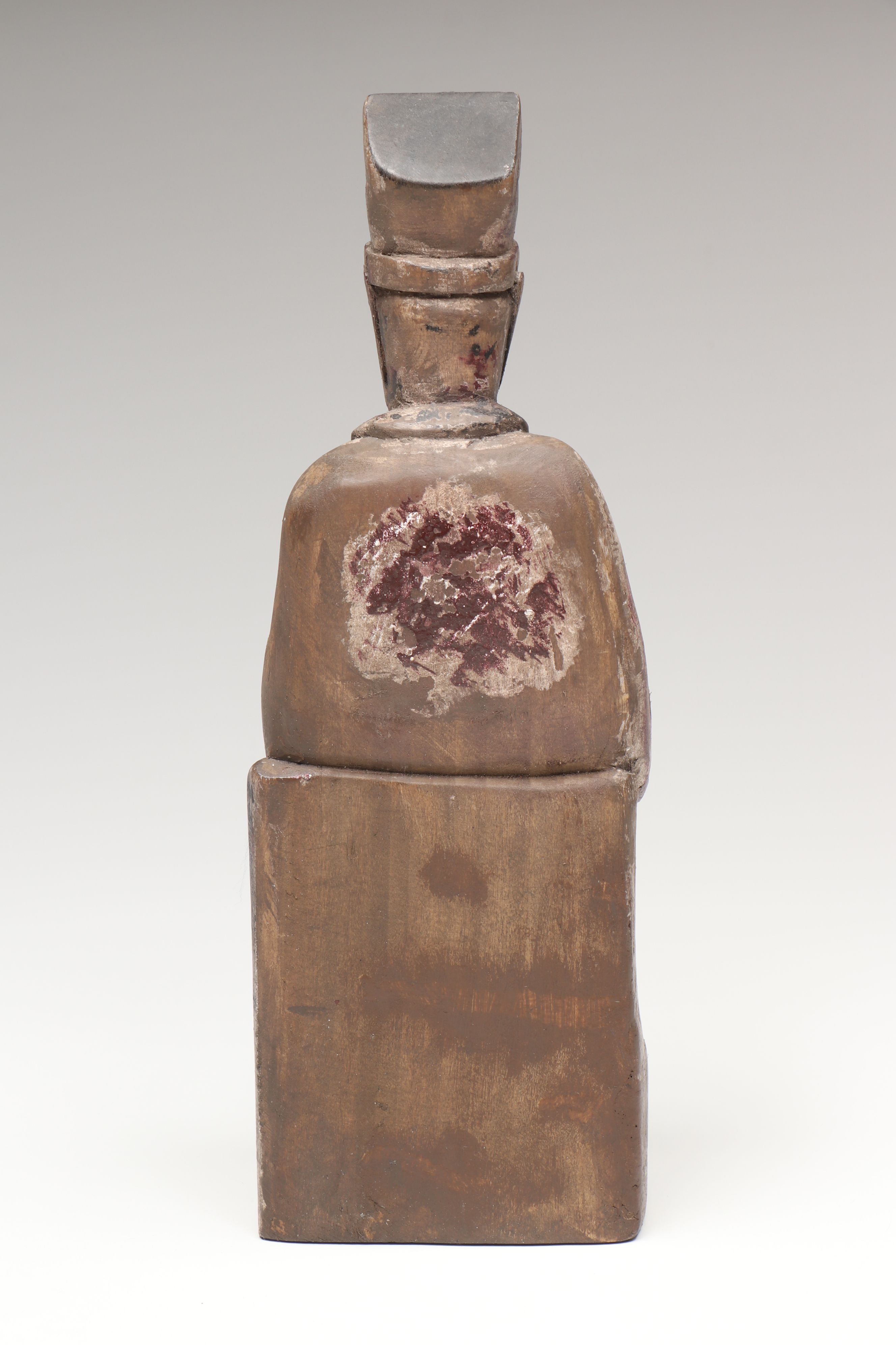 Qing Dynasty Carved Wood Figures