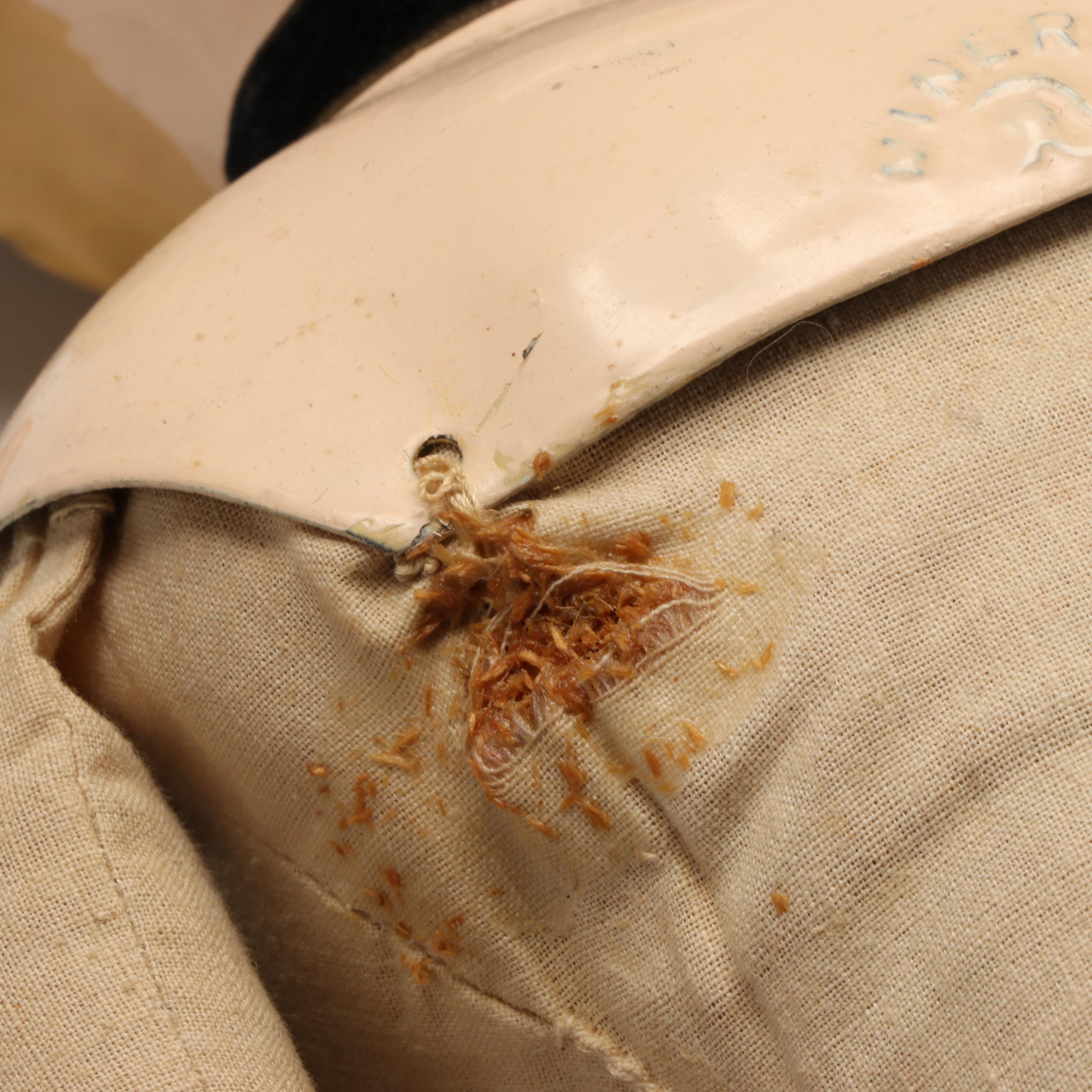 Minerva Painted Tin Doll with Cloth Body, Late 19th/ Early Century