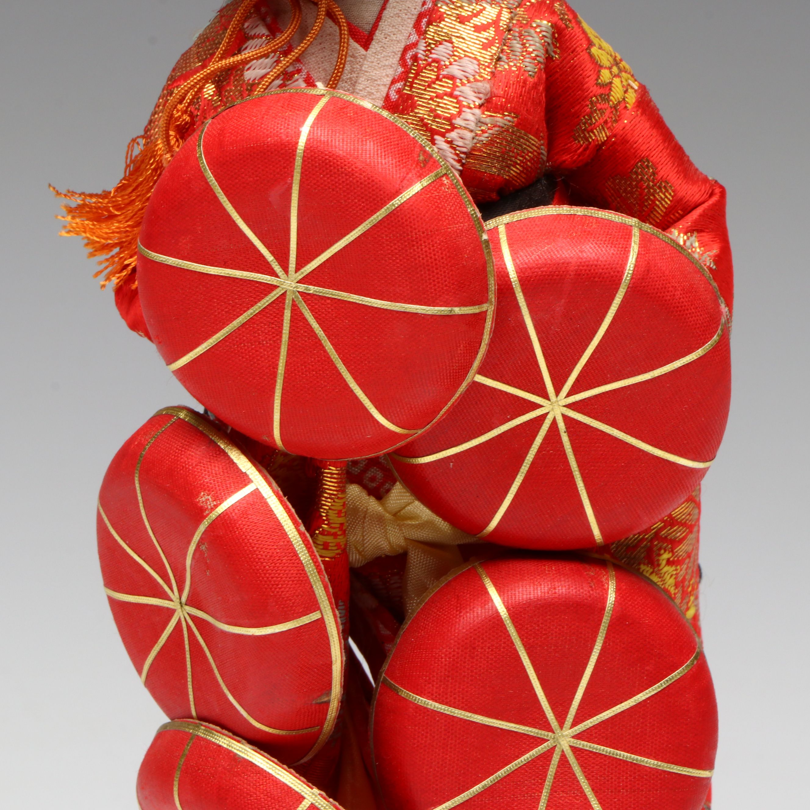 Japanese "Ningyō" Traditional Hat Dancing Doll, Showa Period