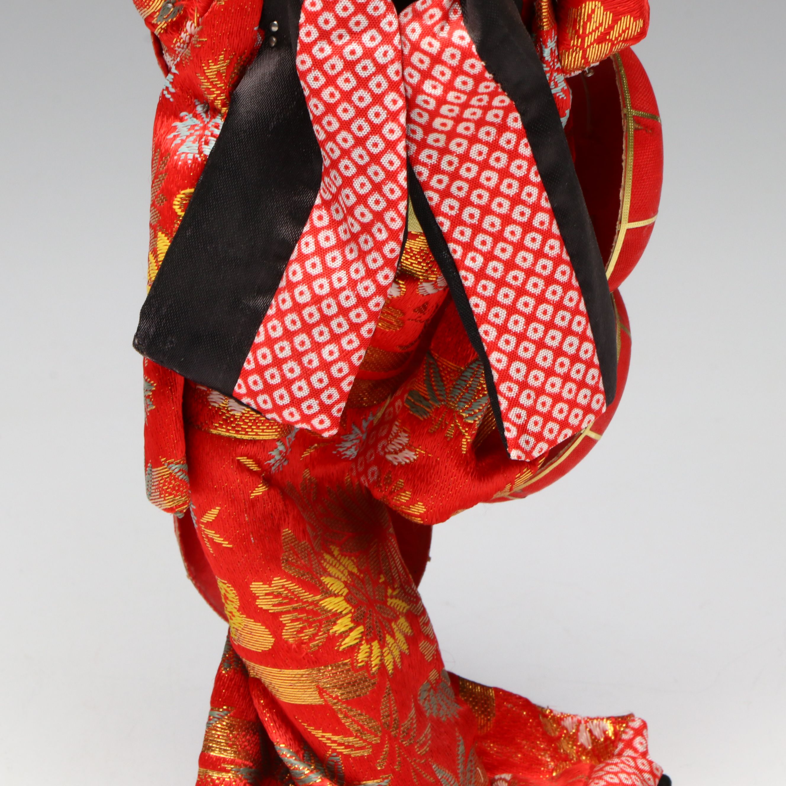 Japanese "Ningyō" Traditional Hat Dancing Doll, Showa Period