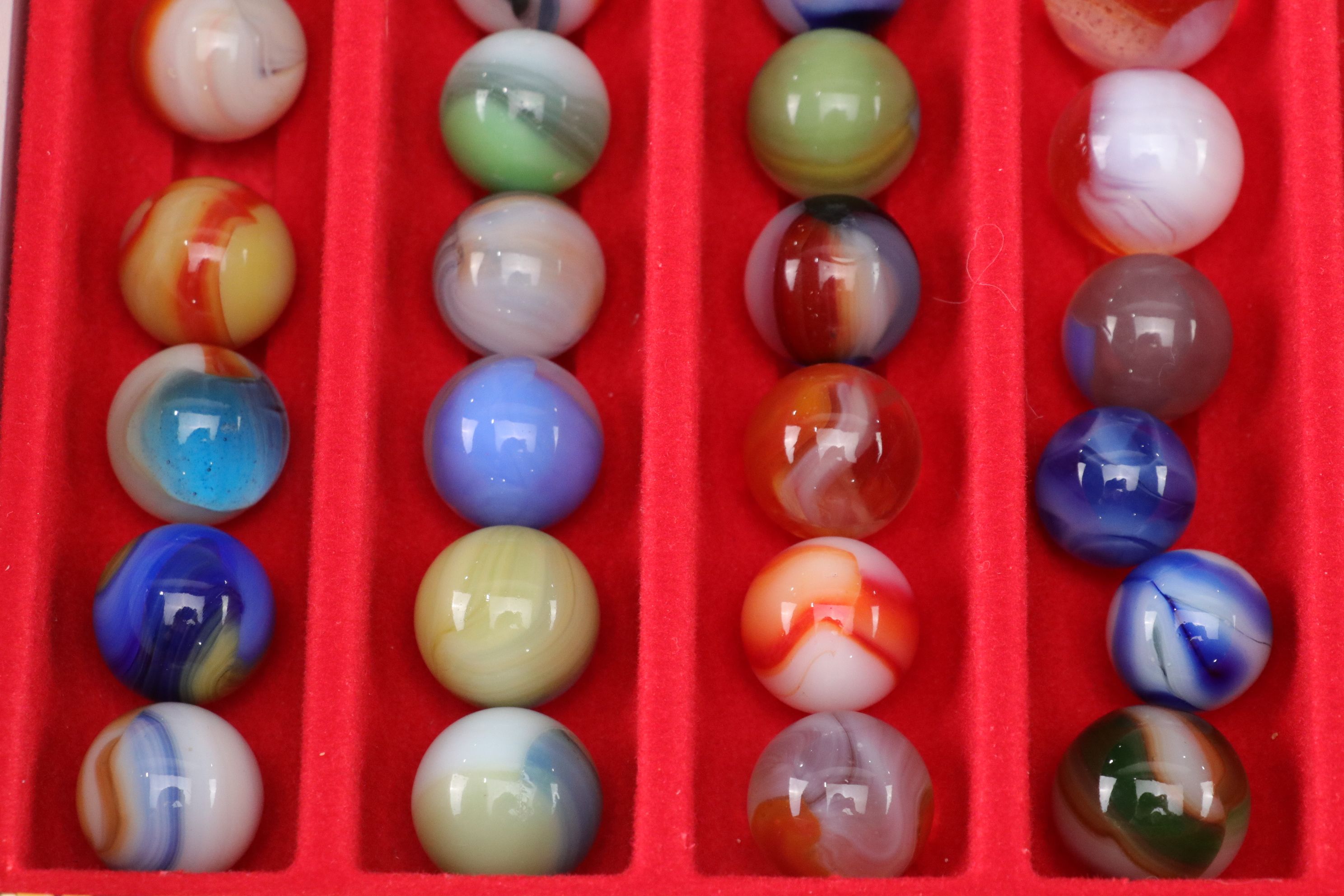 Uranium Glass, Vitro Agate, Spiral & Other Marble Collections