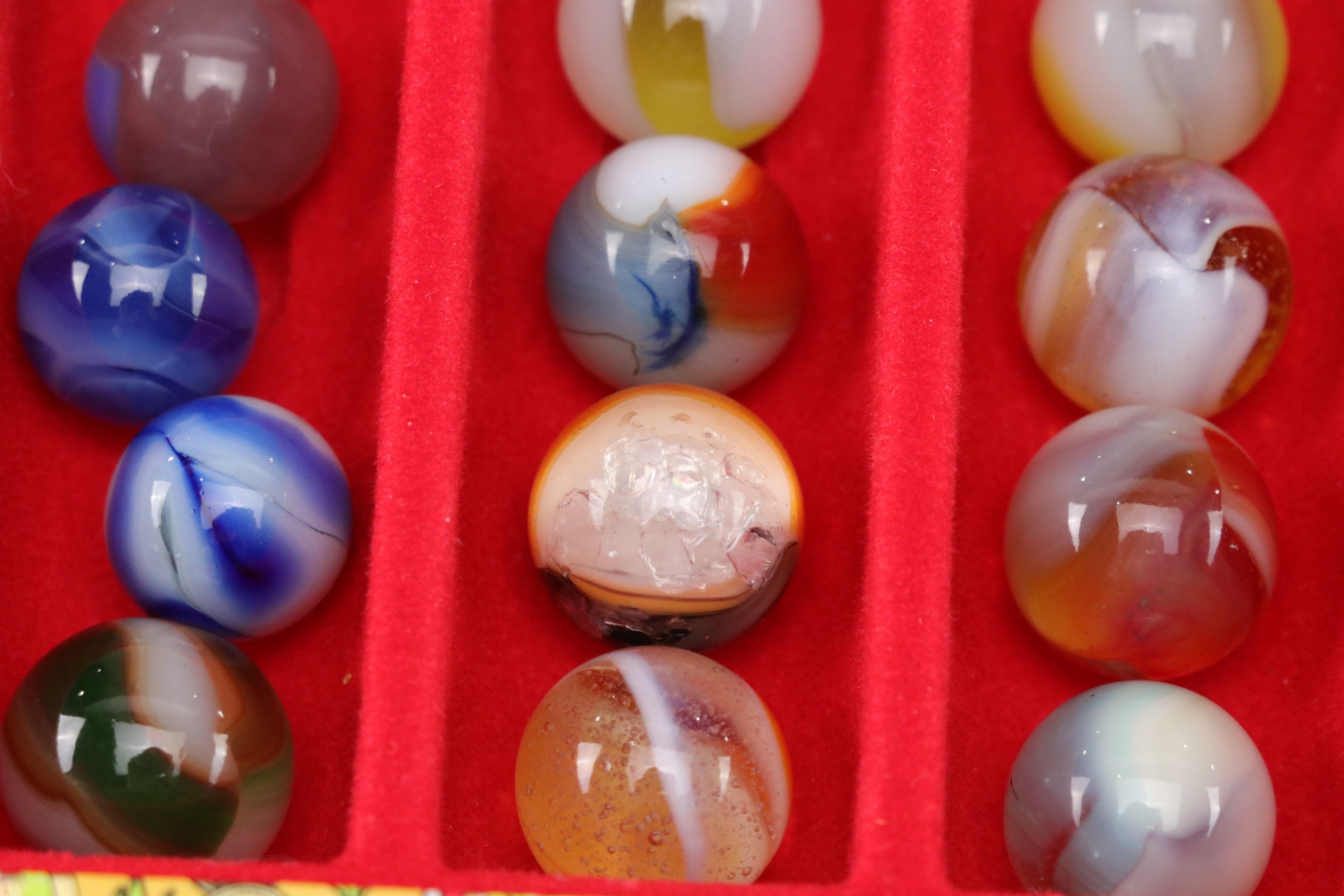 Uranium Glass, Vitro Agate, Spiral & Other Marble Collections