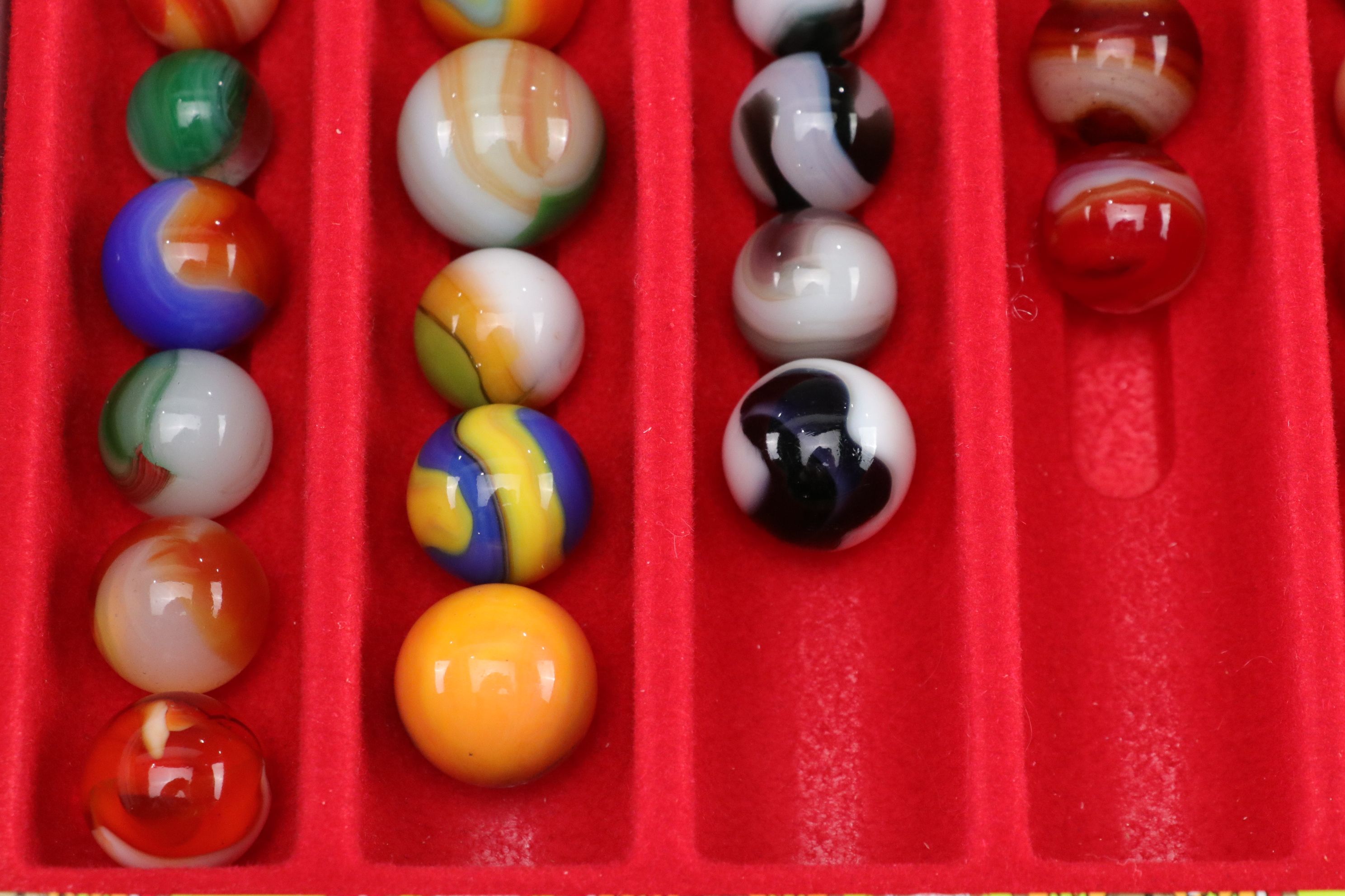 Uranium Glass, Vitro Agate, Spiral & Other Marble Collections