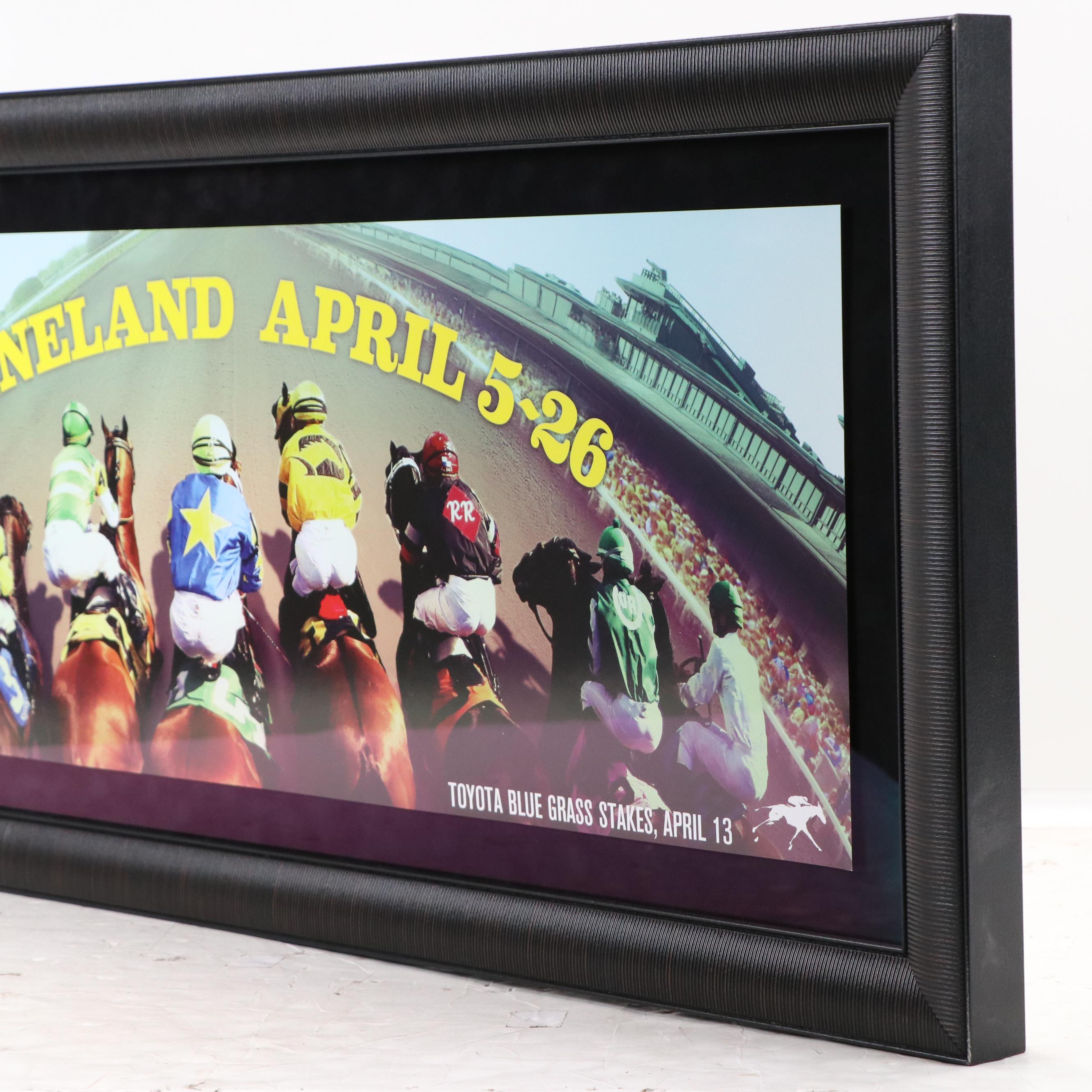 Keeneland Spring Meet Offset Lithograph Poster "Keeneland April 5-26"