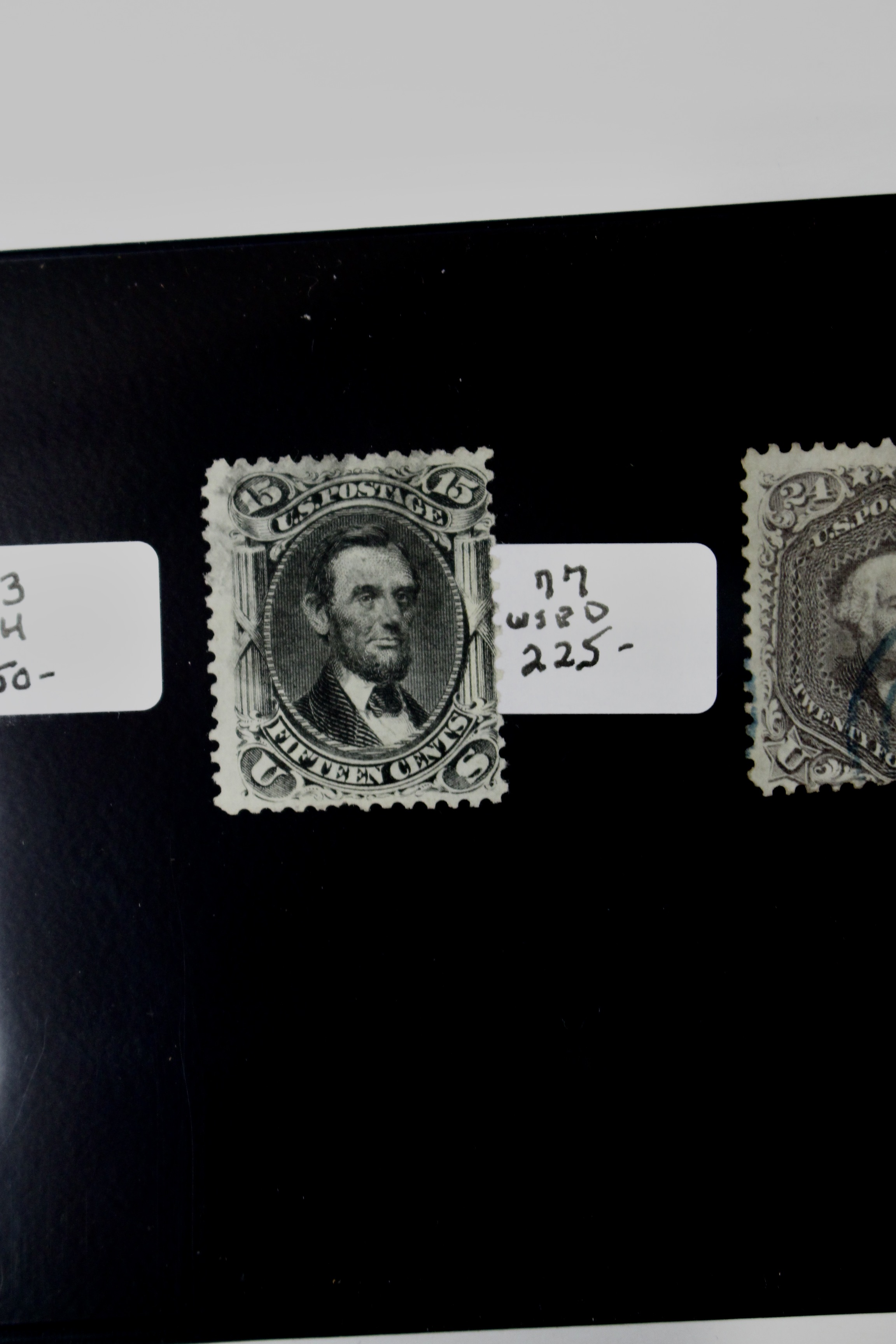 Three Early U.S. Postage Stamps