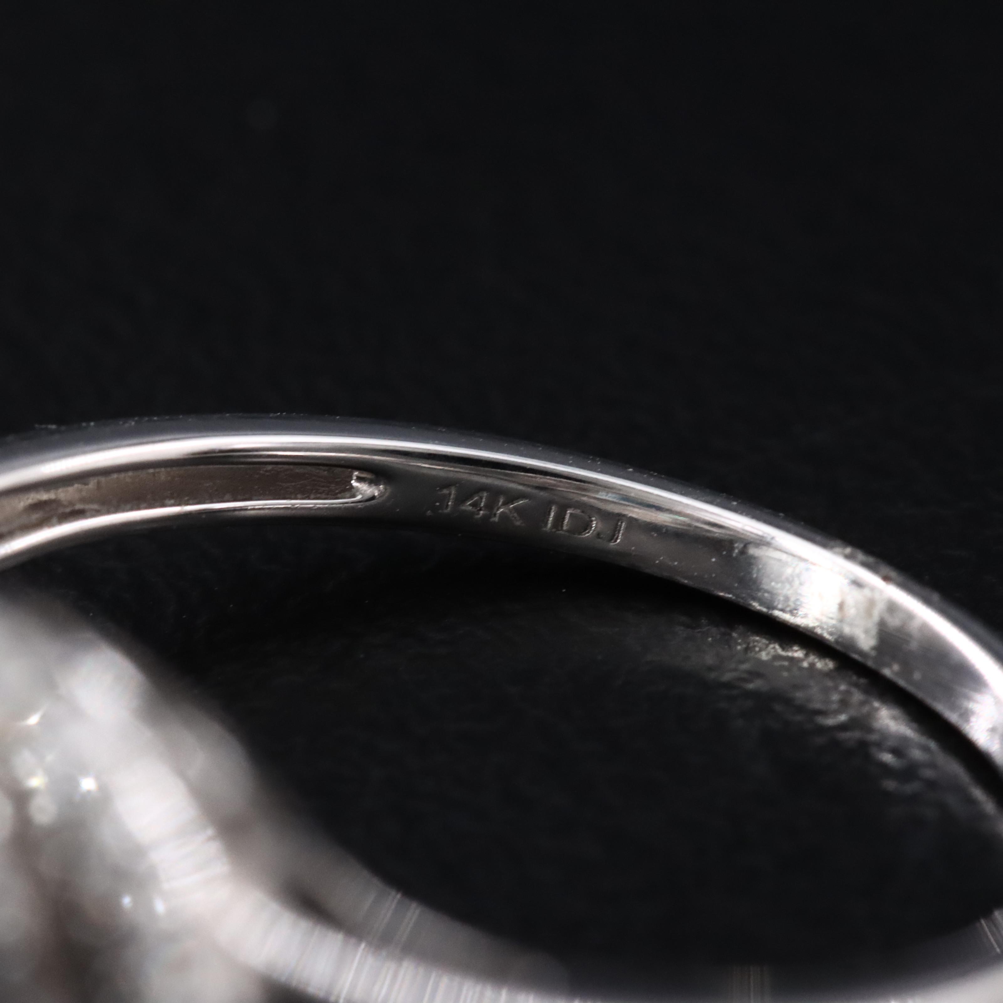 14K 1.20 CT Sapphire and Diamond Ring