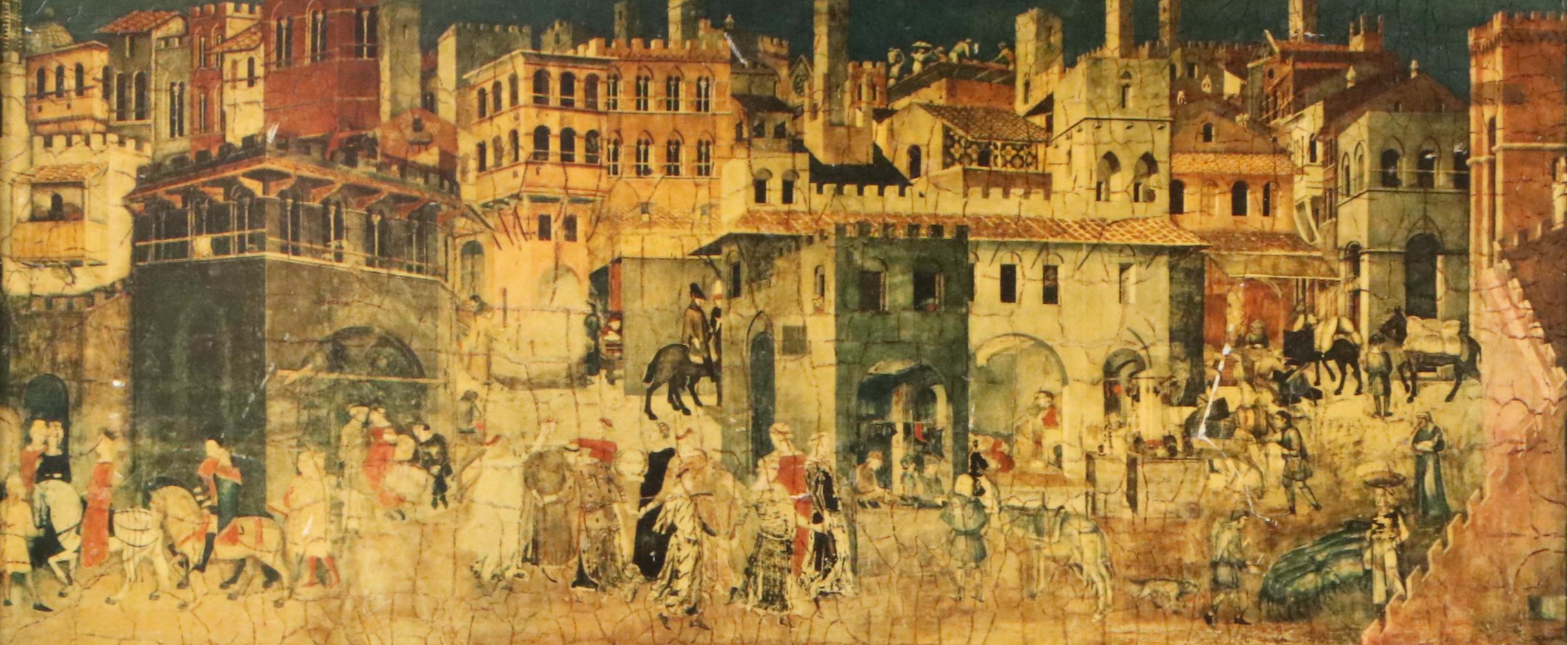 Collotypes After Ambrogio Lorenzetti "The Effects of Good Government..."