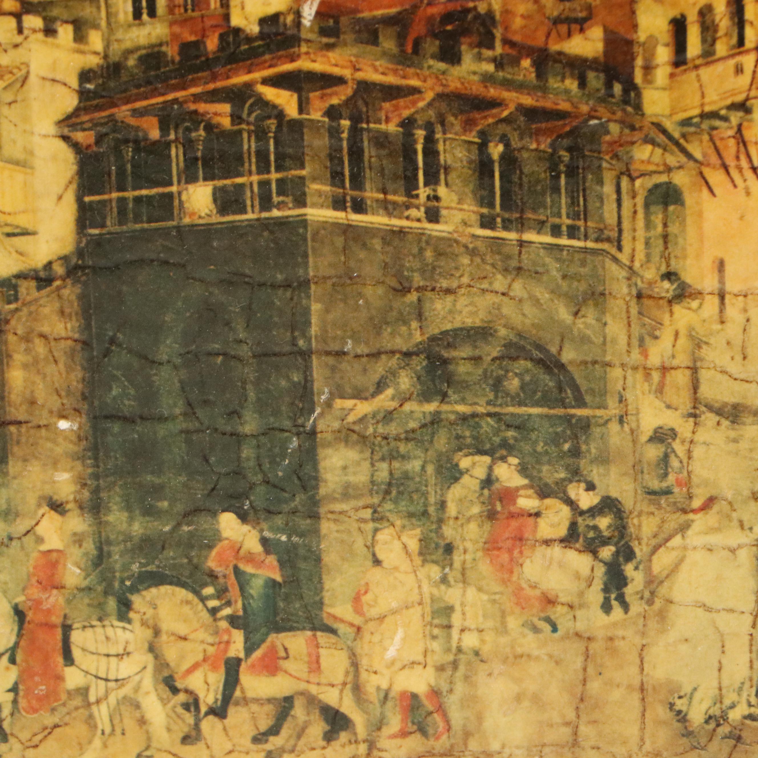 Collotypes After Ambrogio Lorenzetti "The Effects of Good Government..."