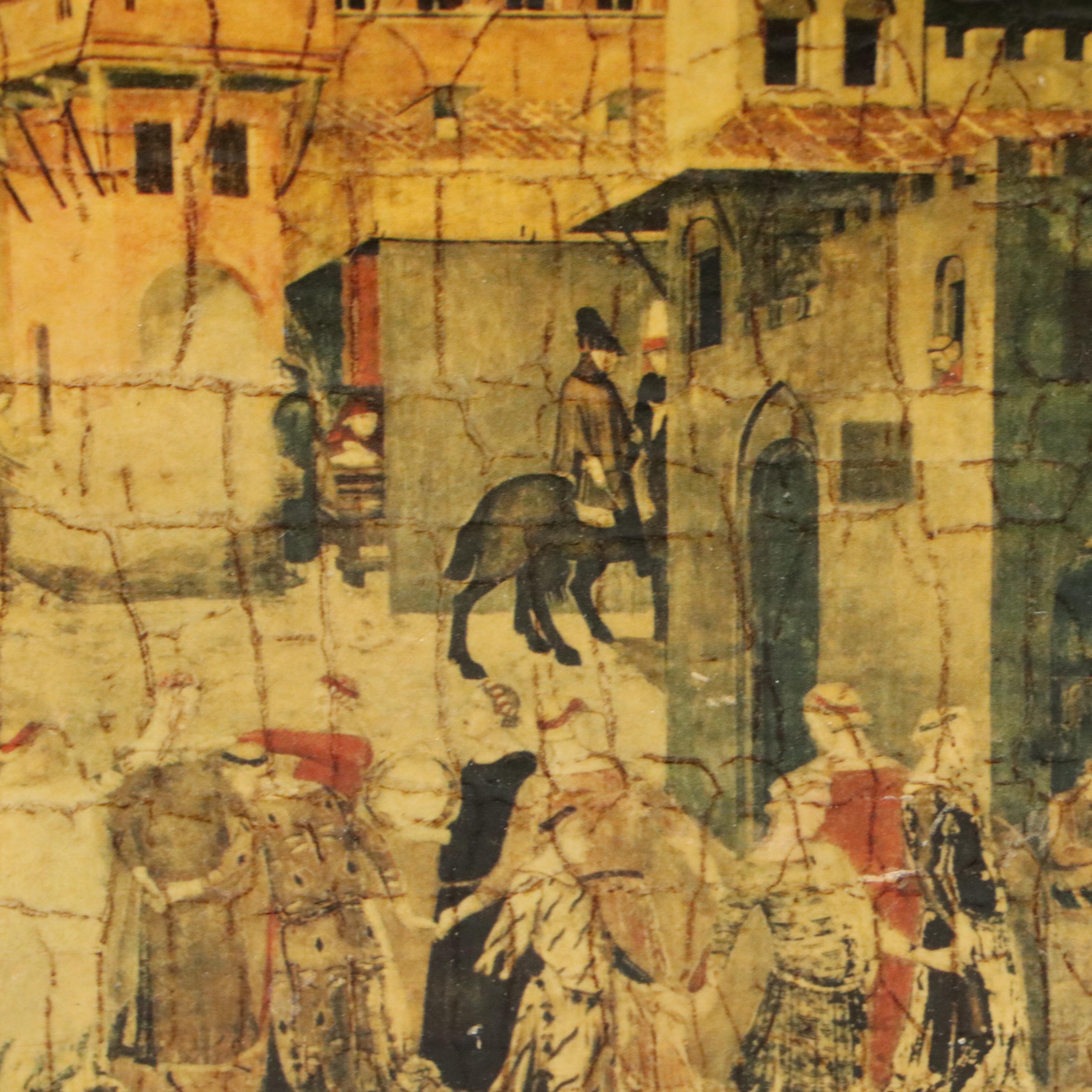 Collotypes After Ambrogio Lorenzetti "The Effects of Good Government..."