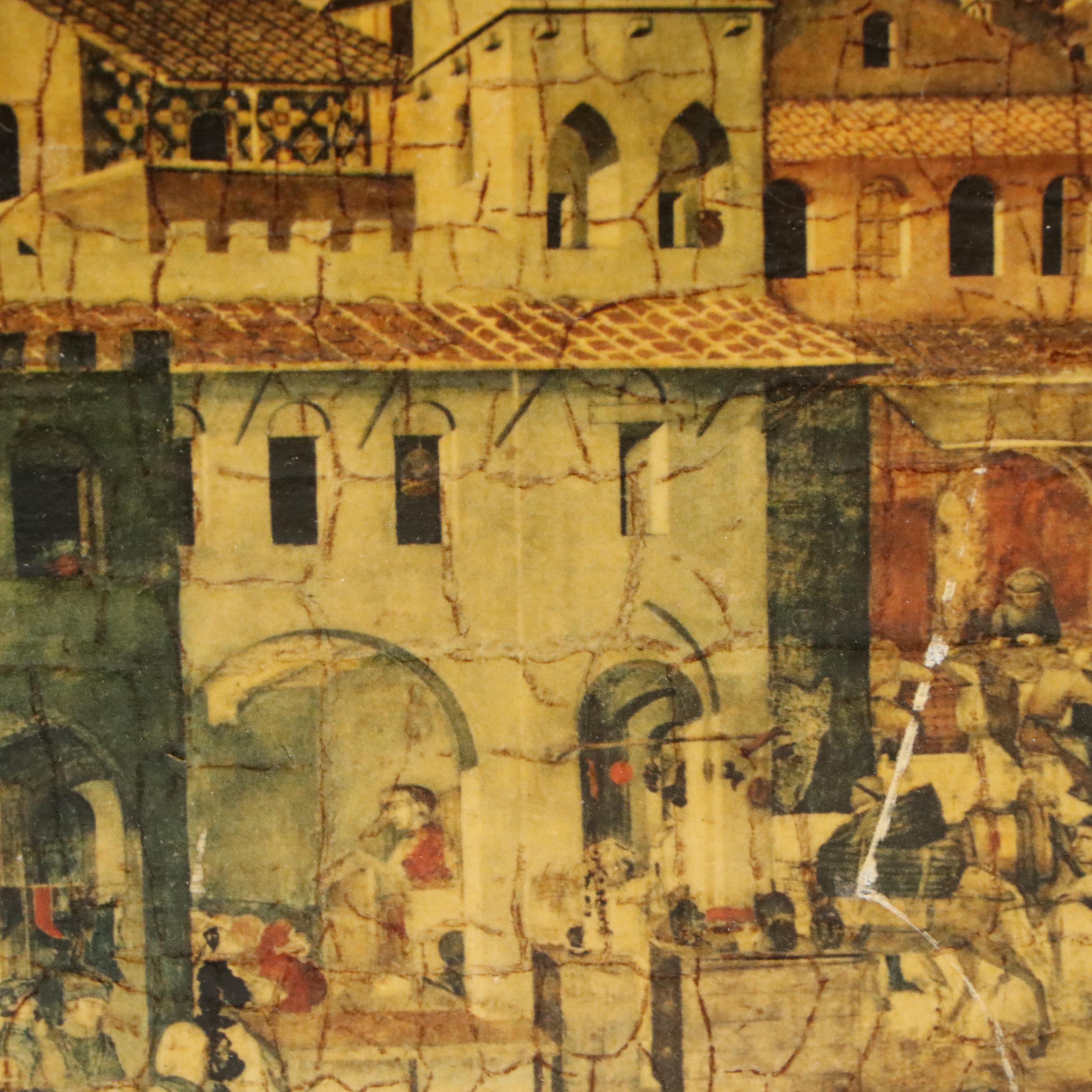 Collotypes After Ambrogio Lorenzetti "The Effects of Good Government..."