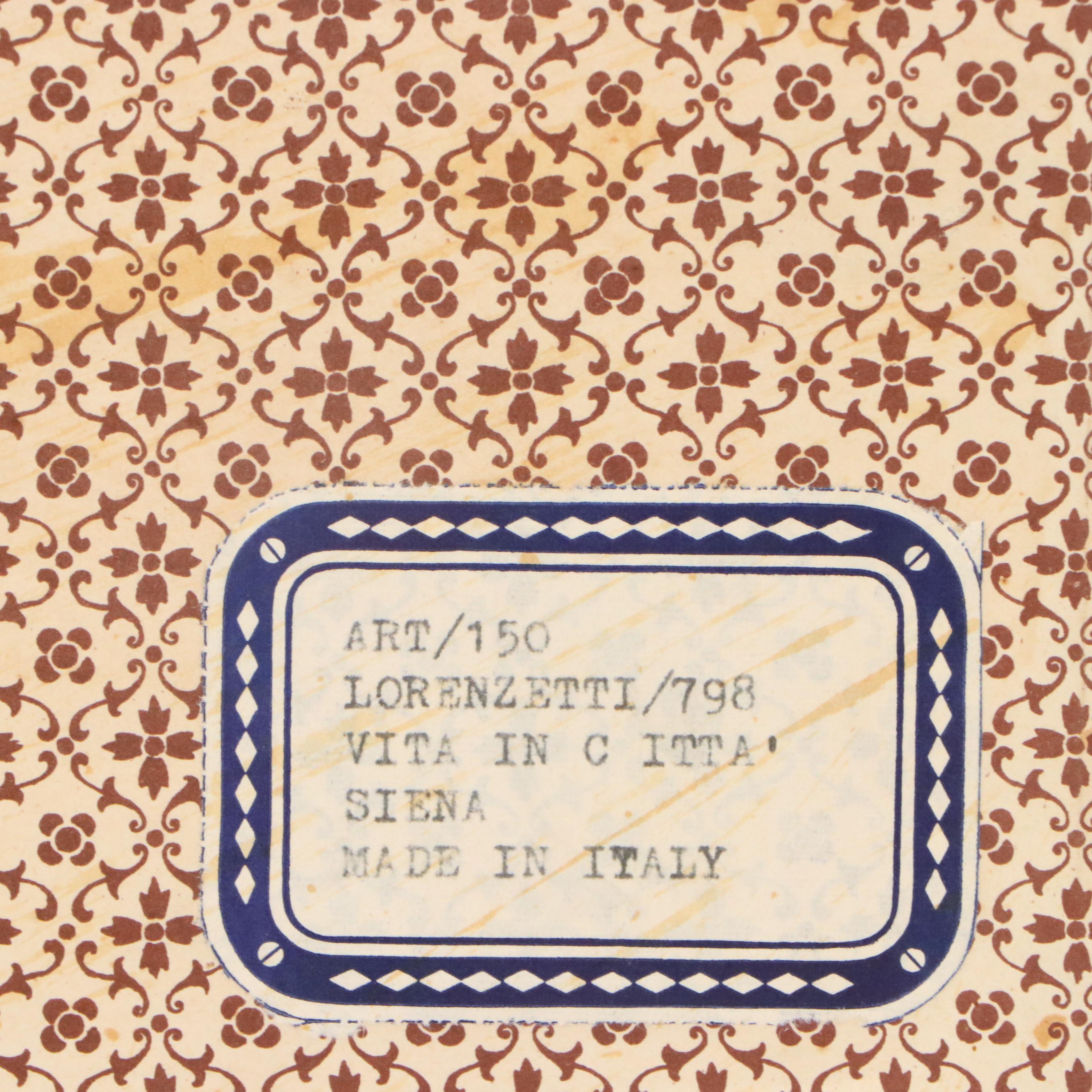 Collotypes After Ambrogio Lorenzetti "The Effects of Good Government..."