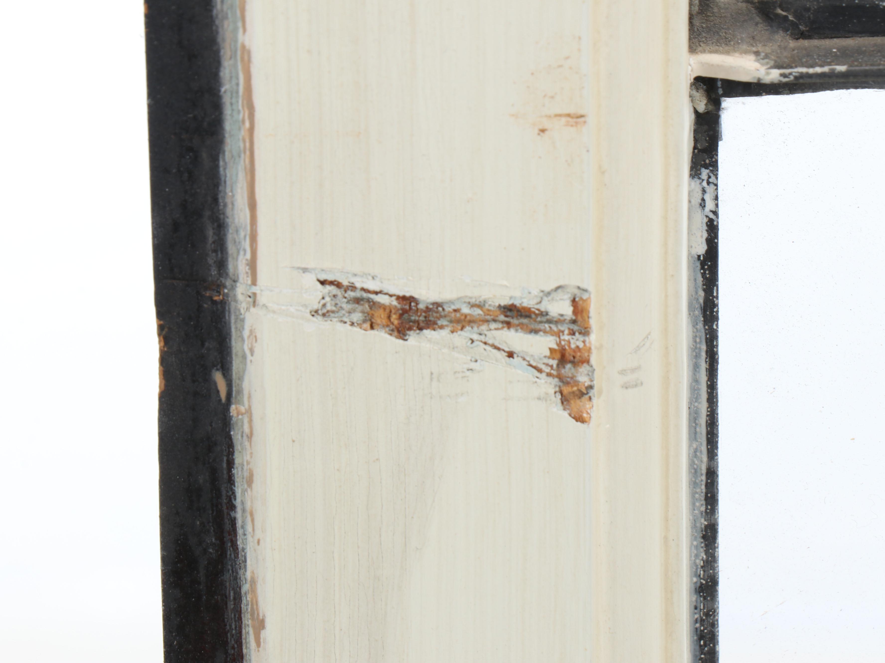 Stained Glass Window Pane with Swift in Shield Motif