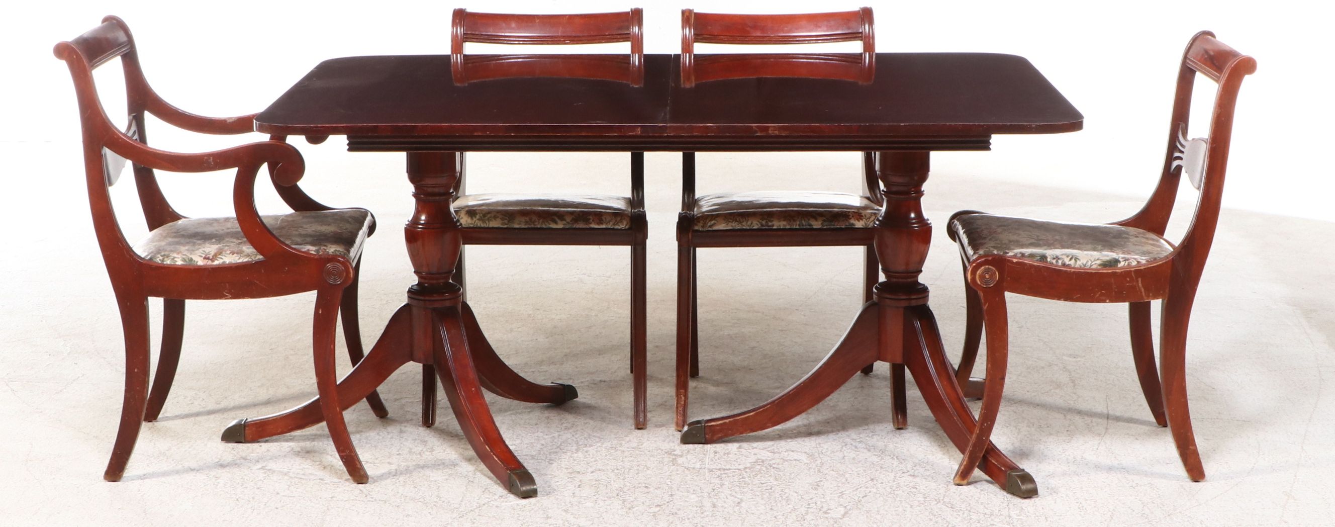 Regency Style Mahogany Dining Set