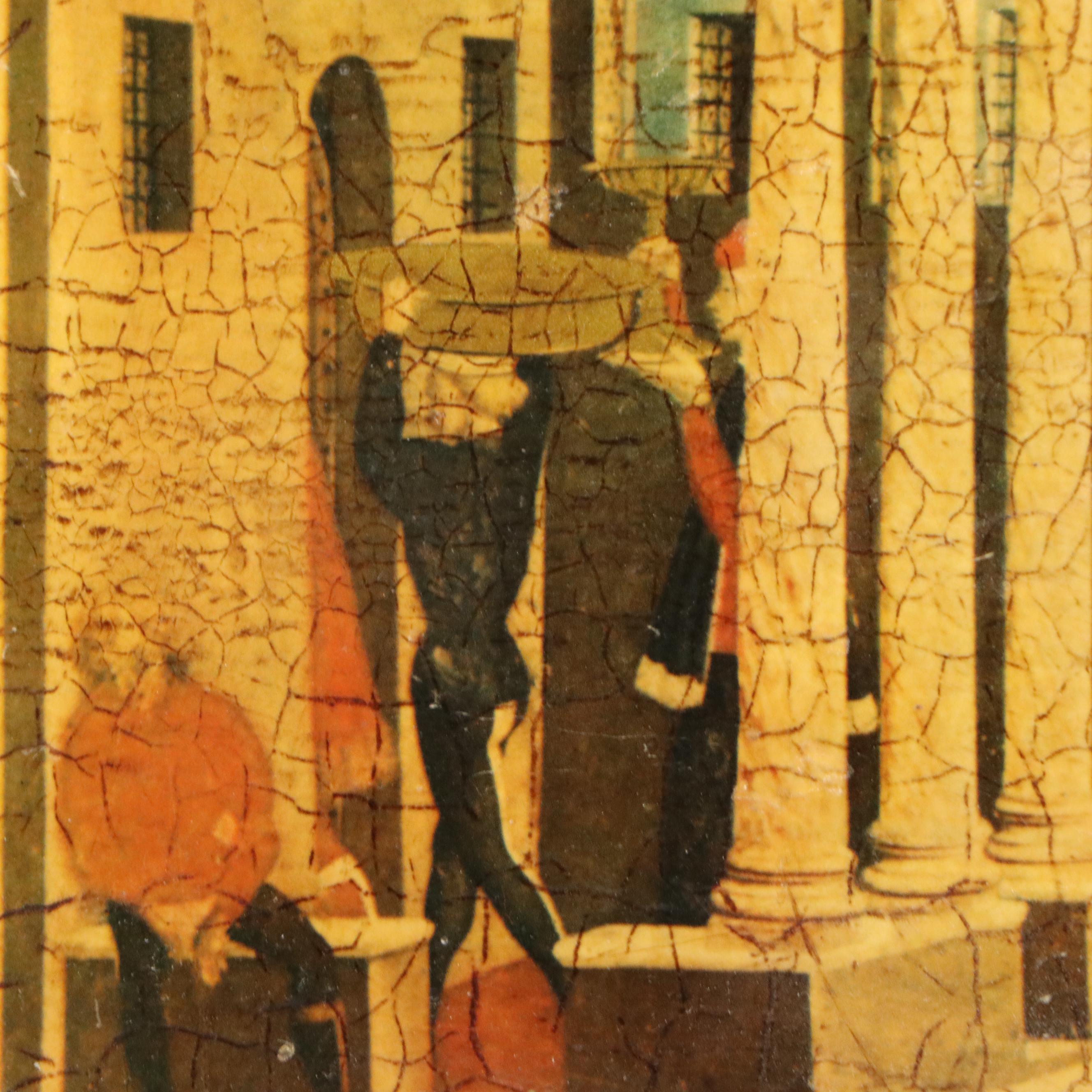 Collotypes After Italian Tempera Painting "Cassone Adimari"