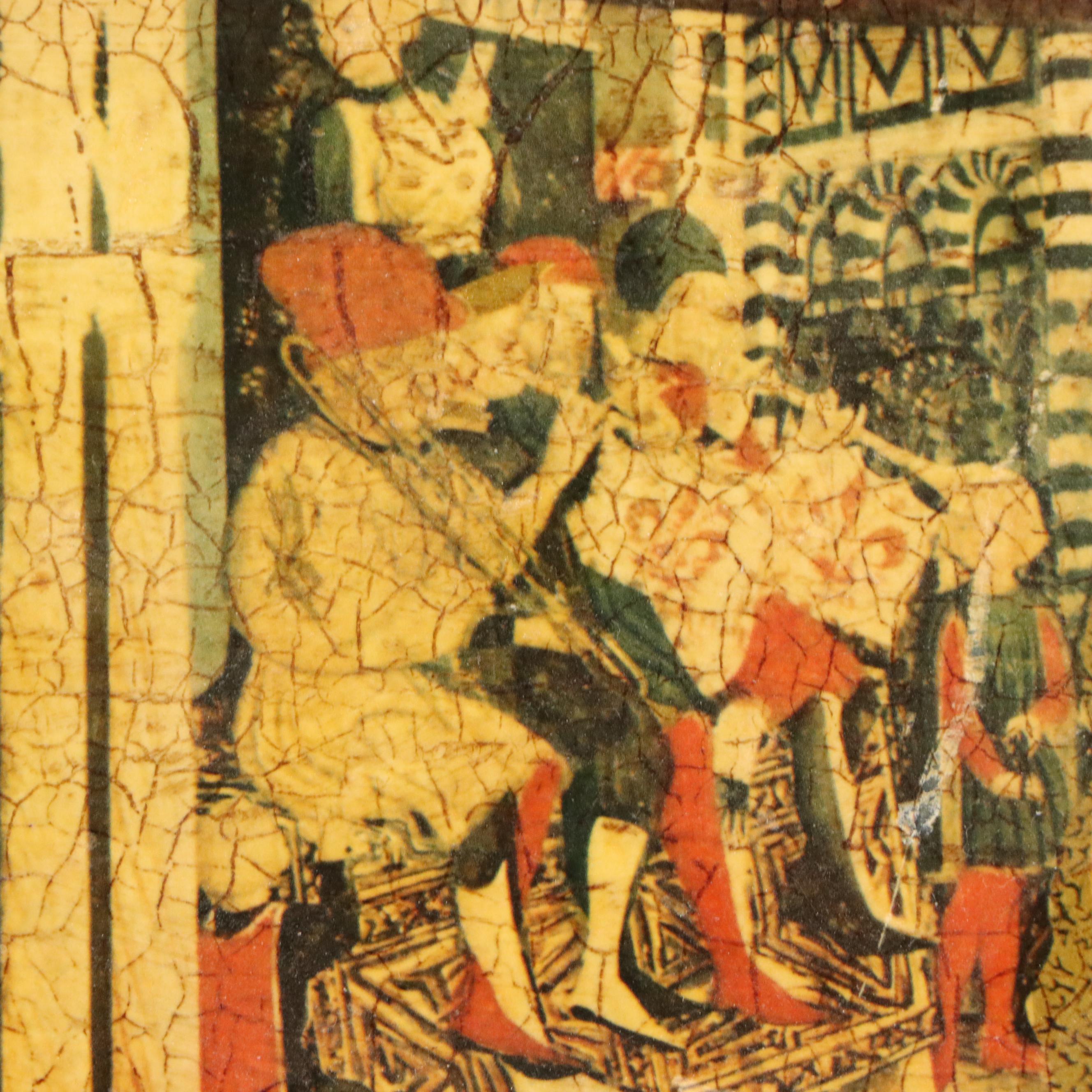 Collotypes After Italian Tempera Painting "Cassone Adimari"