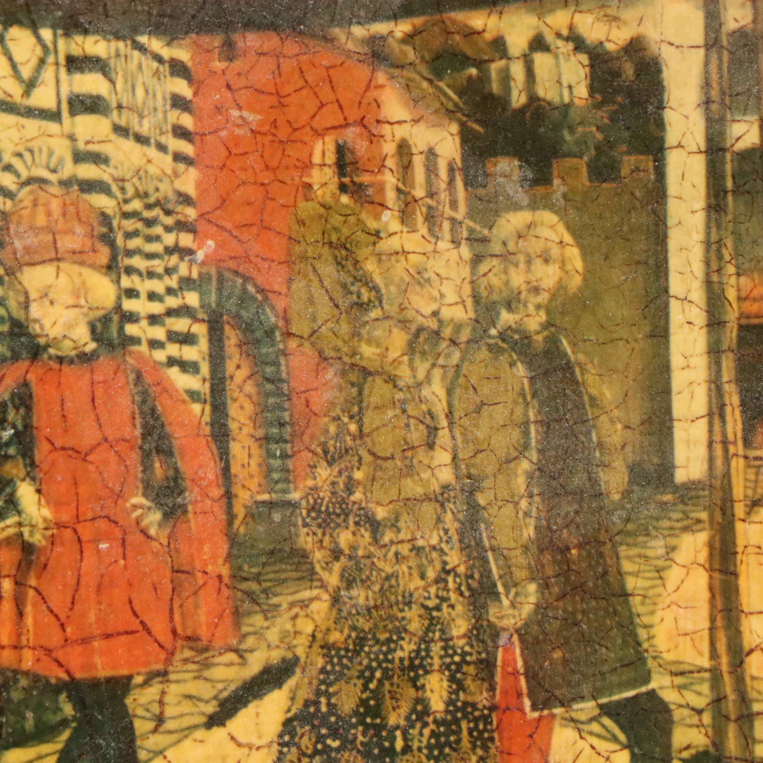 Collotypes After Italian Tempera Painting "Cassone Adimari"