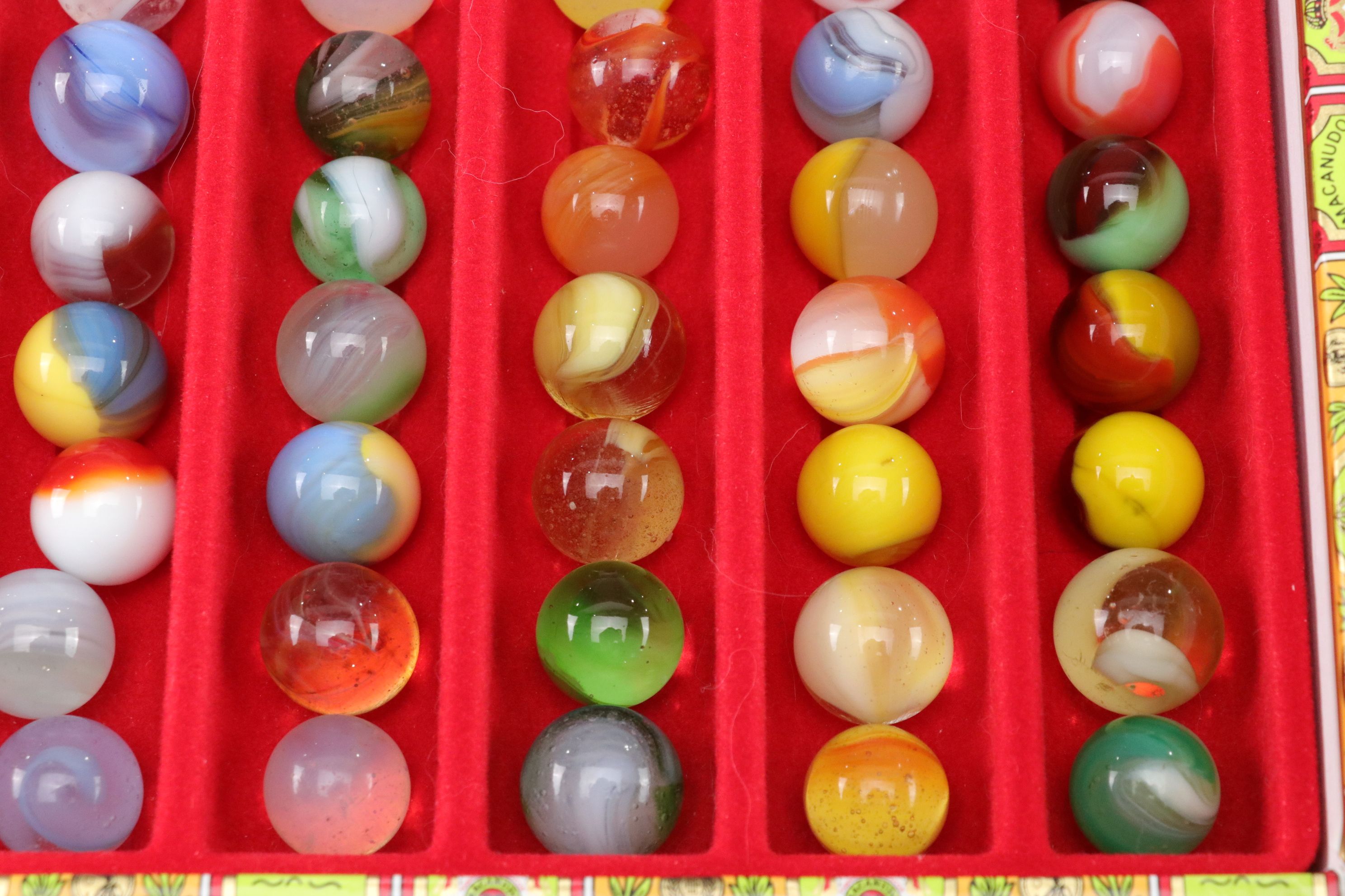 Uranium Glass, Agate, Corkscrew & Other Glass Marble Collections