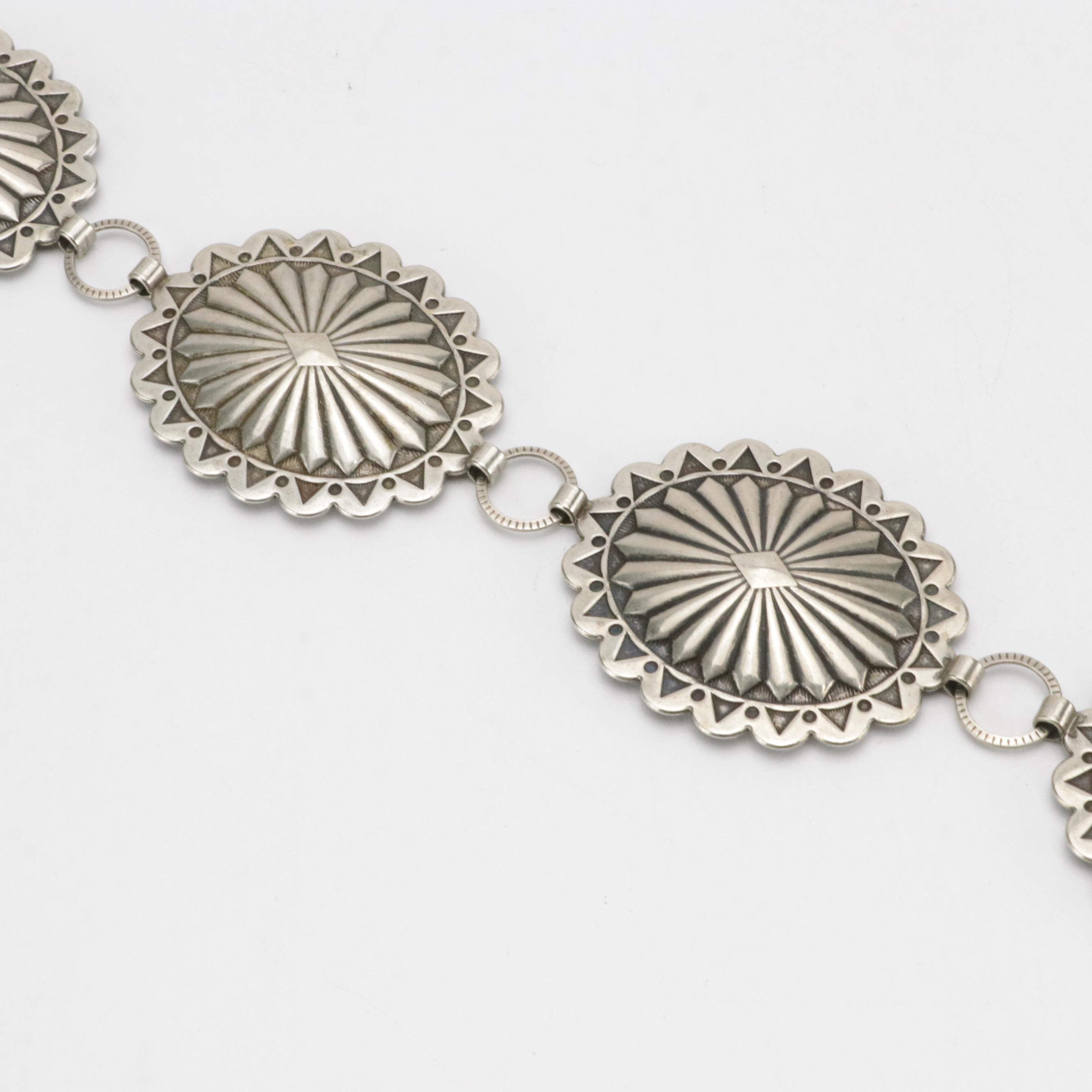 Southwestern Style Metal and Imitation Turquoise Concho Belts