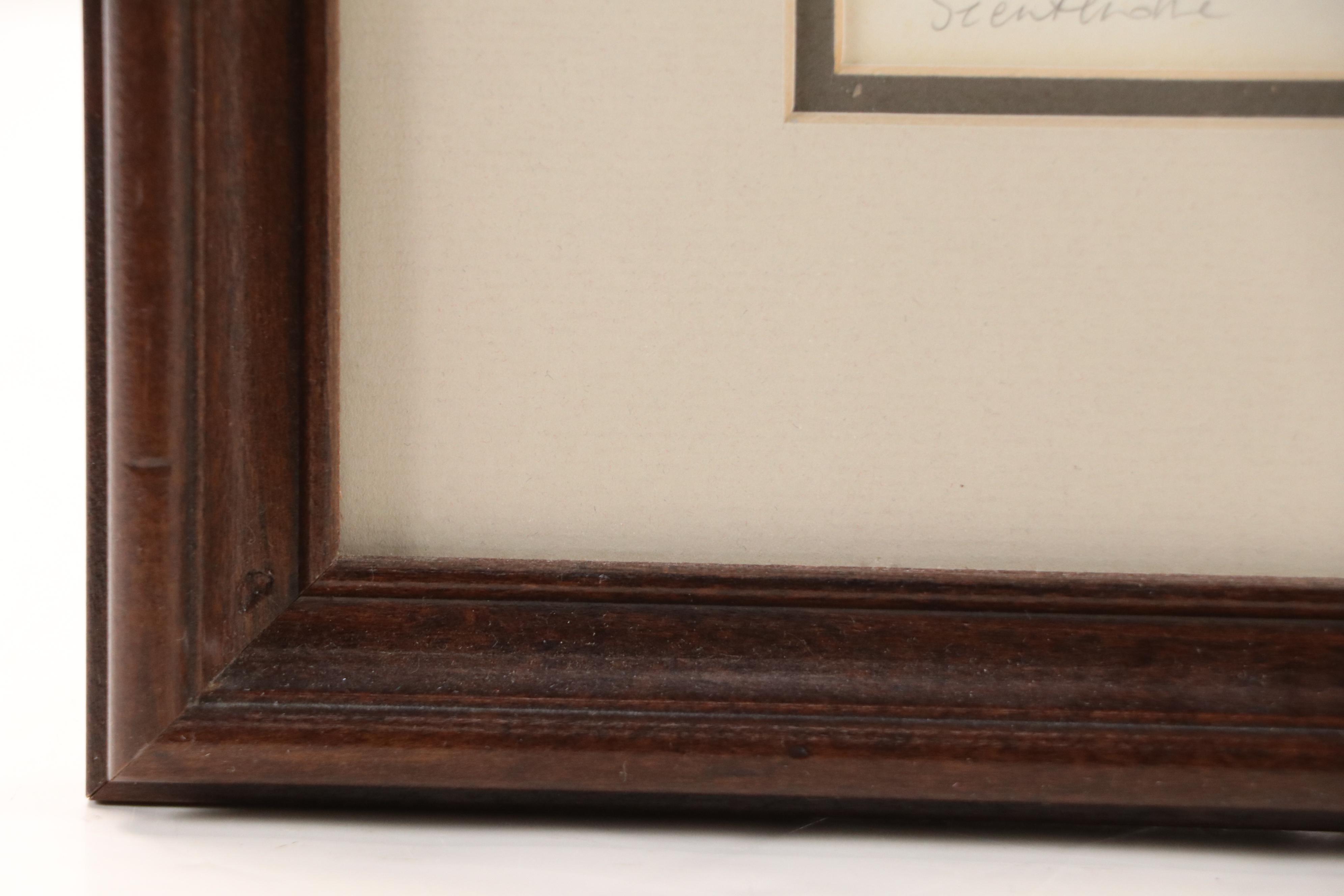 Imre Bukta Street Scene Etching "Szentendre"