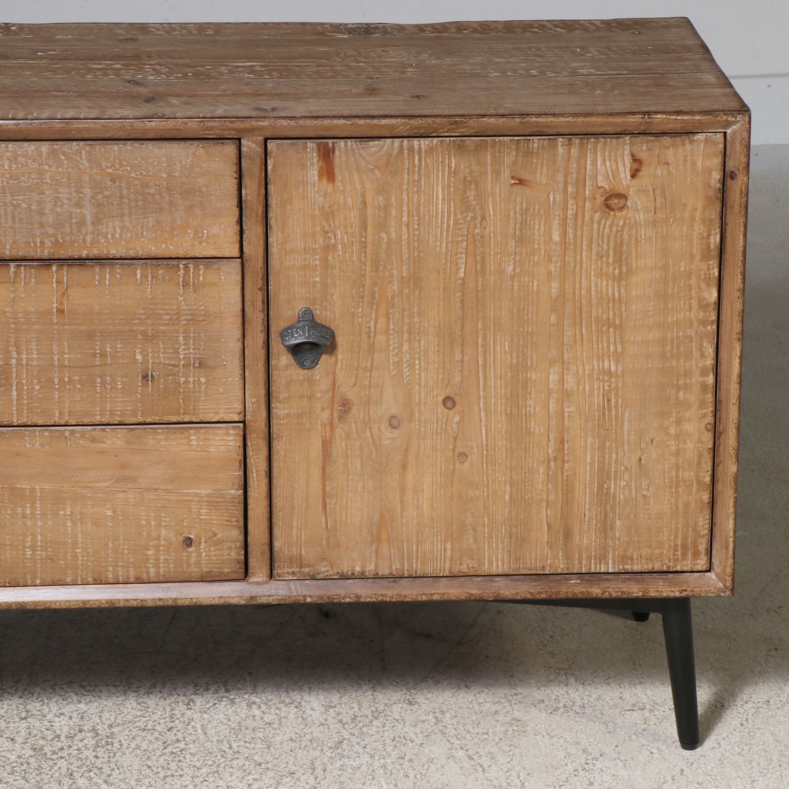 Blue Ocean Mid Century Modern Style Console Cabinet