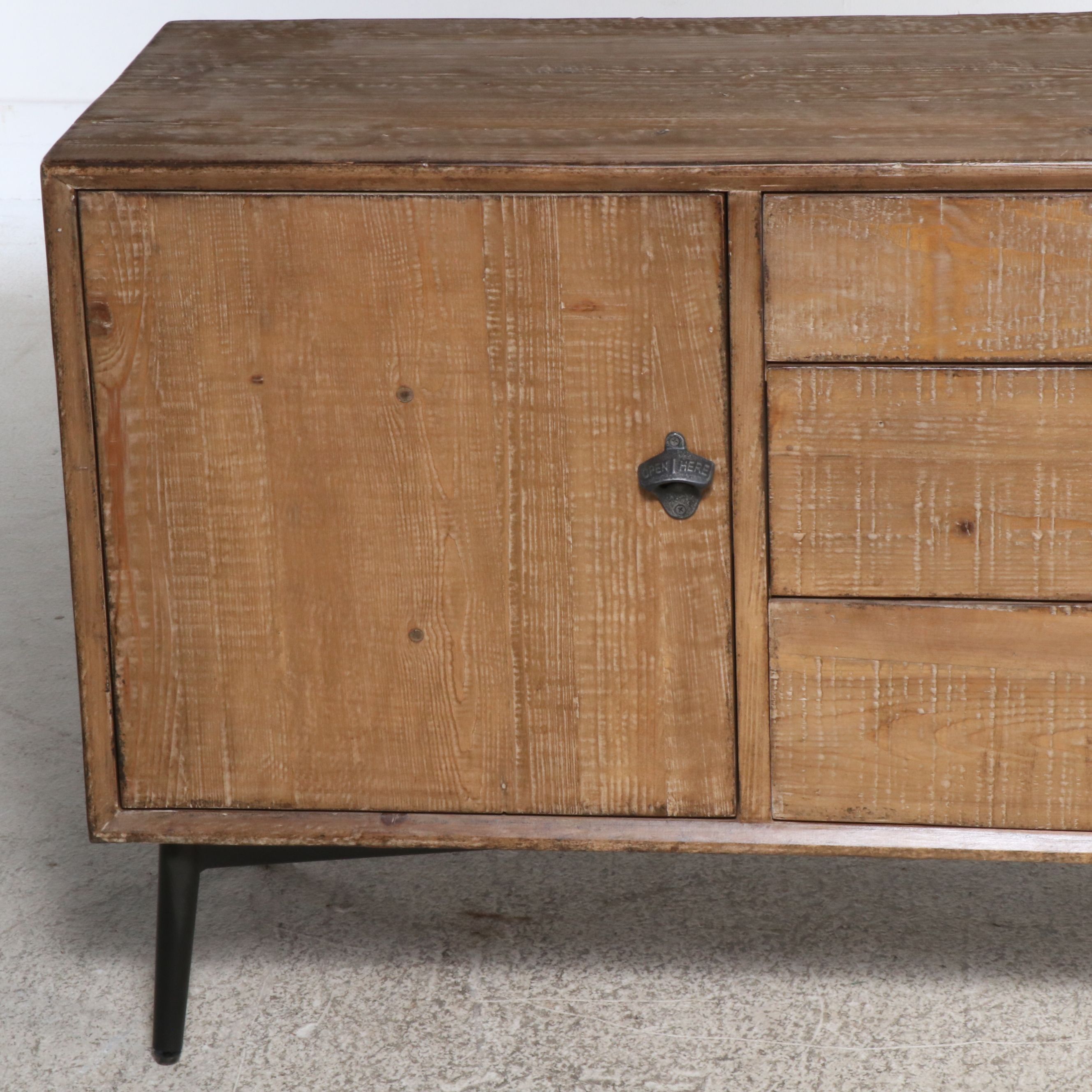 Blue Ocean Mid Century Modern Style Console Cabinet