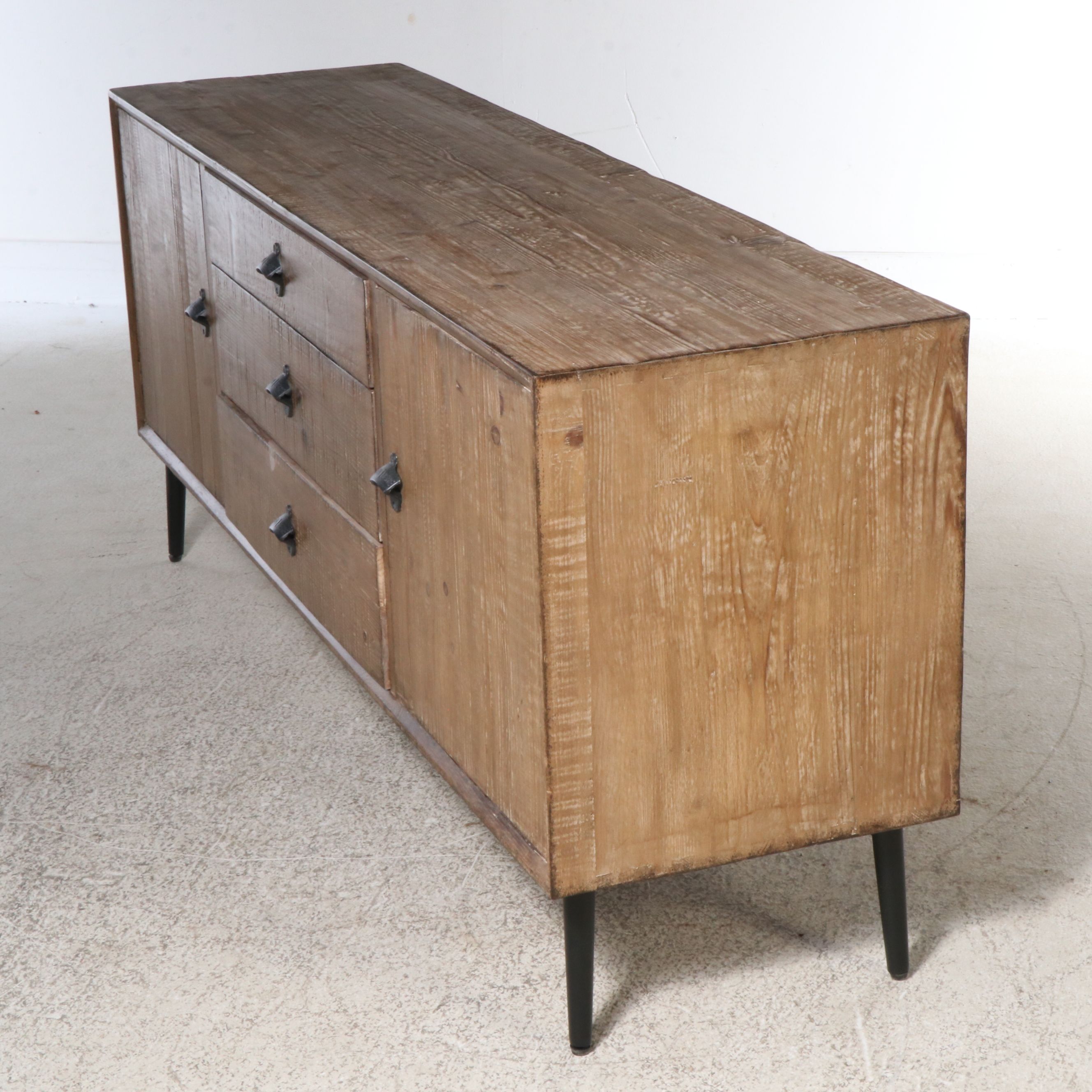 Blue Ocean Mid Century Modern Style Console Cabinet