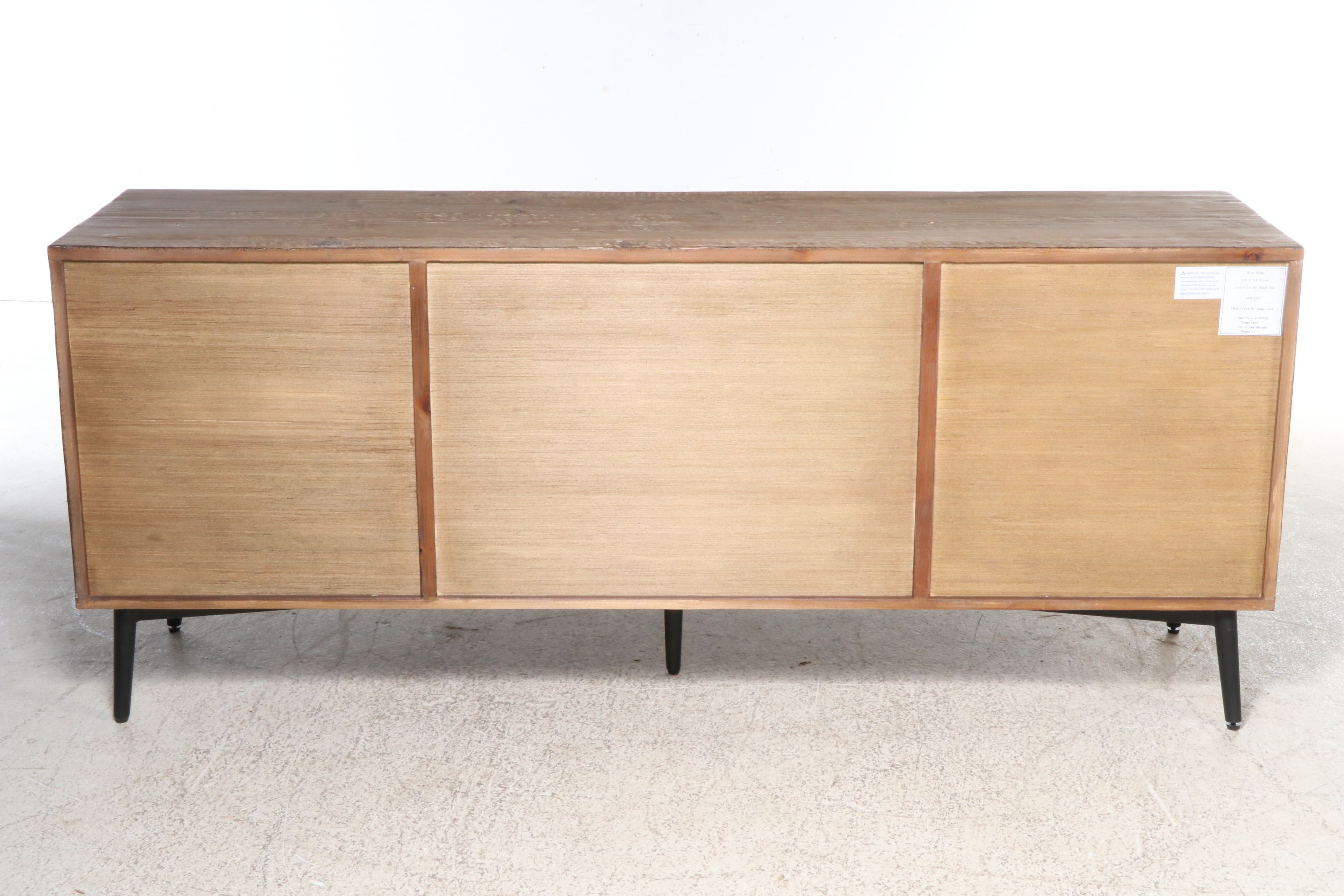 Blue Ocean Mid Century Modern Style Console Cabinet