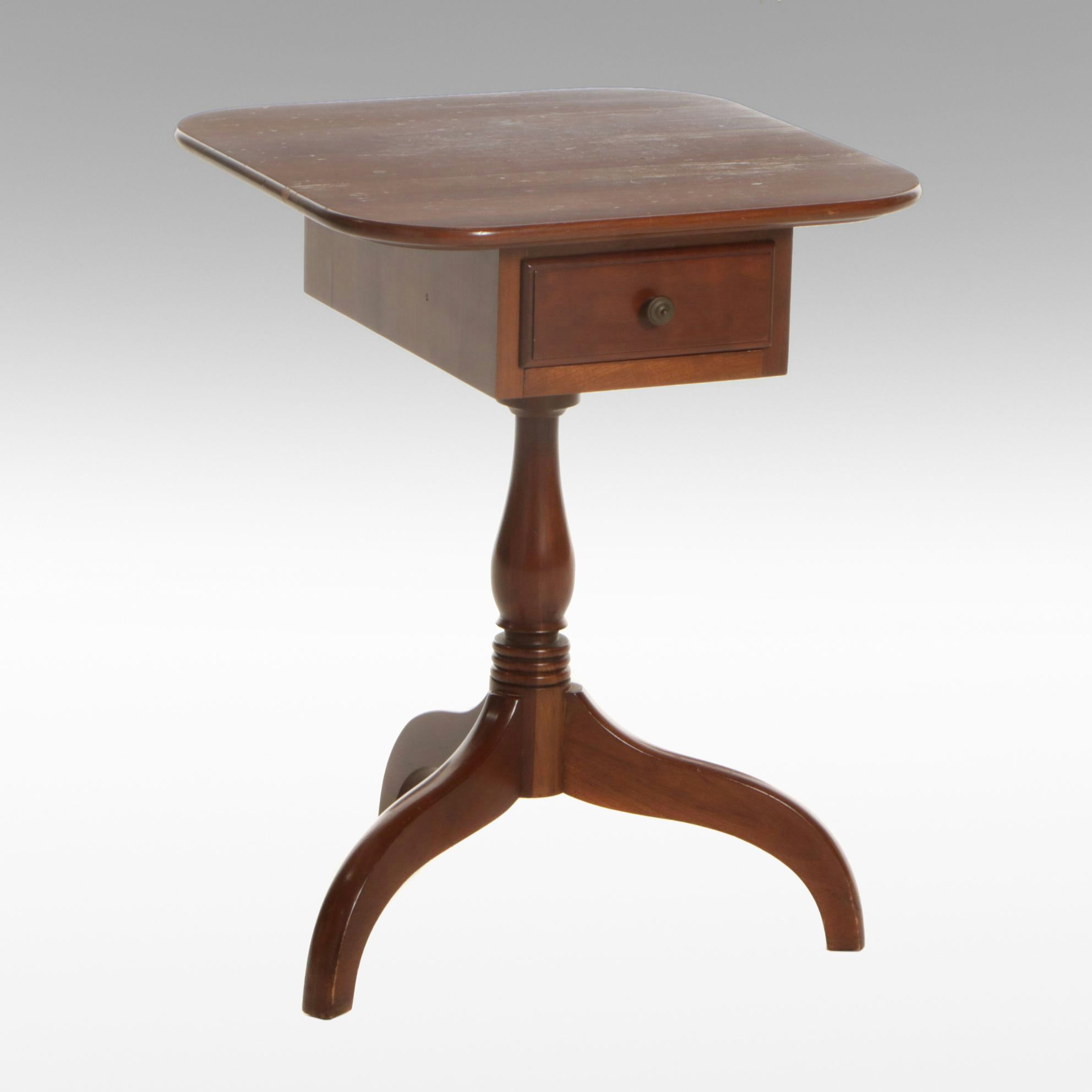 Mabry Mill Collection Colonial Revival Cherry Accent Table