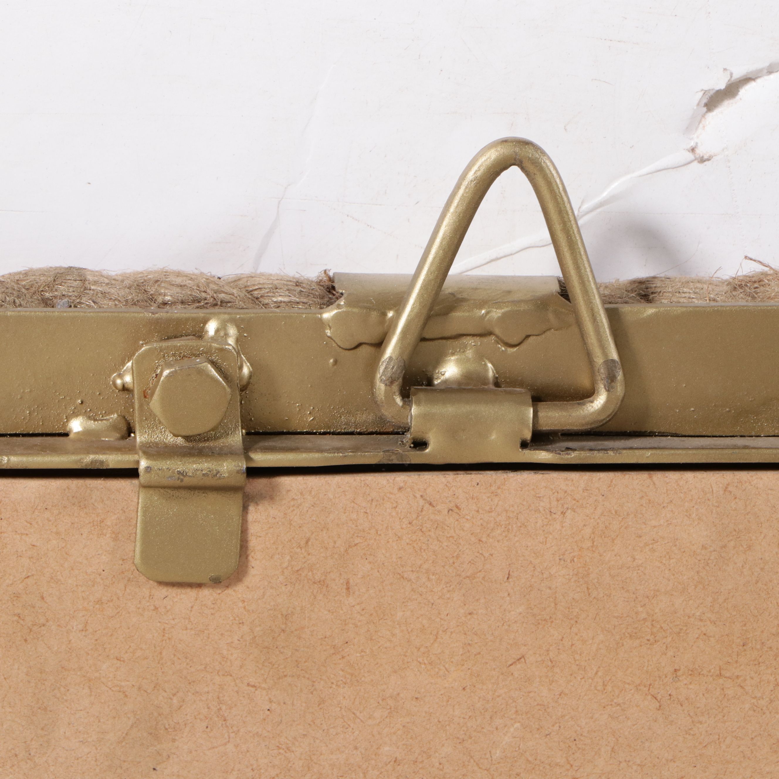 Oak and Steel Ship's Wheel with Nautical Theme Rope Wall Mirror