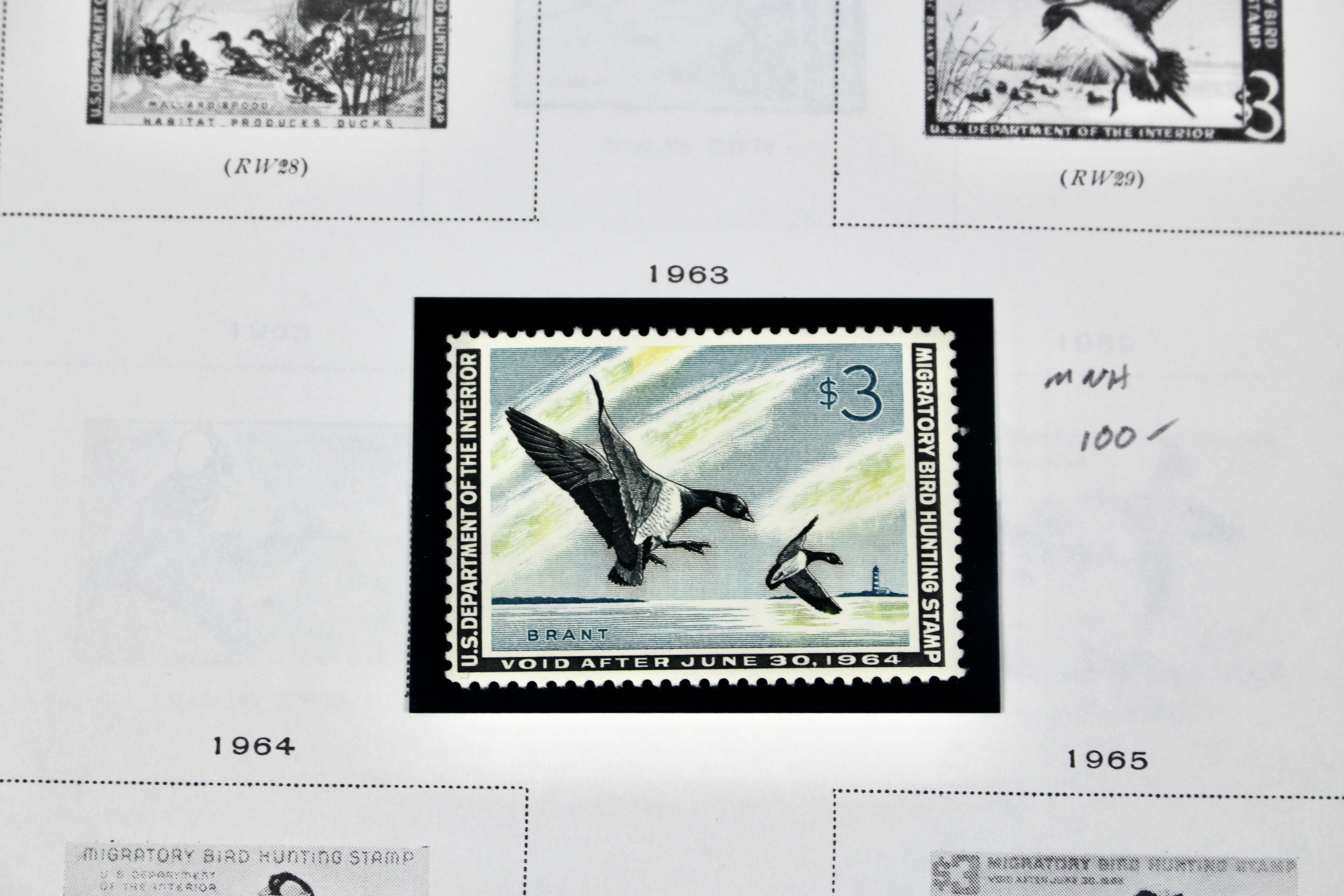 Extensive Early U.S. Duck Stamp Collection, 1934 to 1987