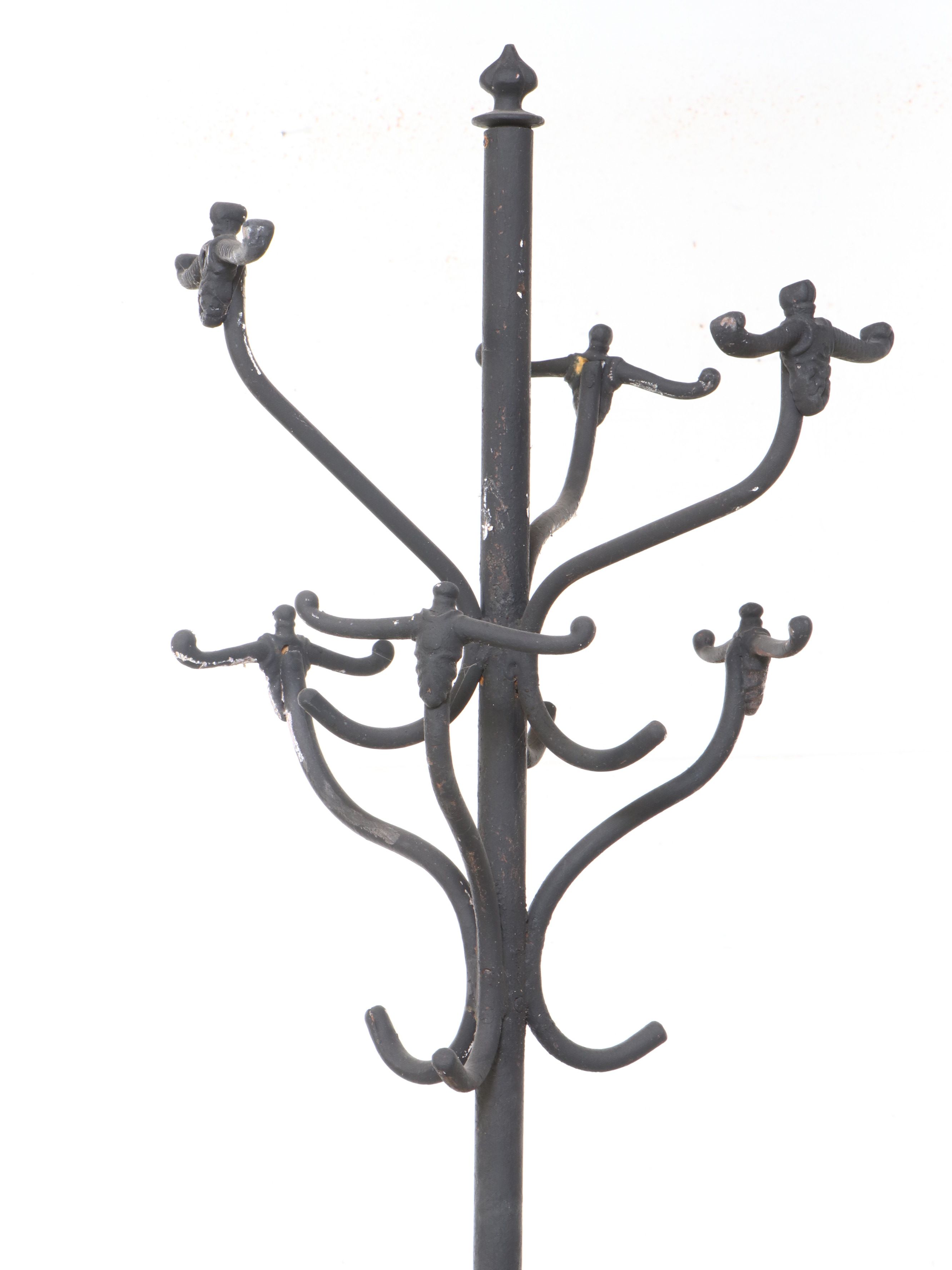 Wrought Iron Coat Rack