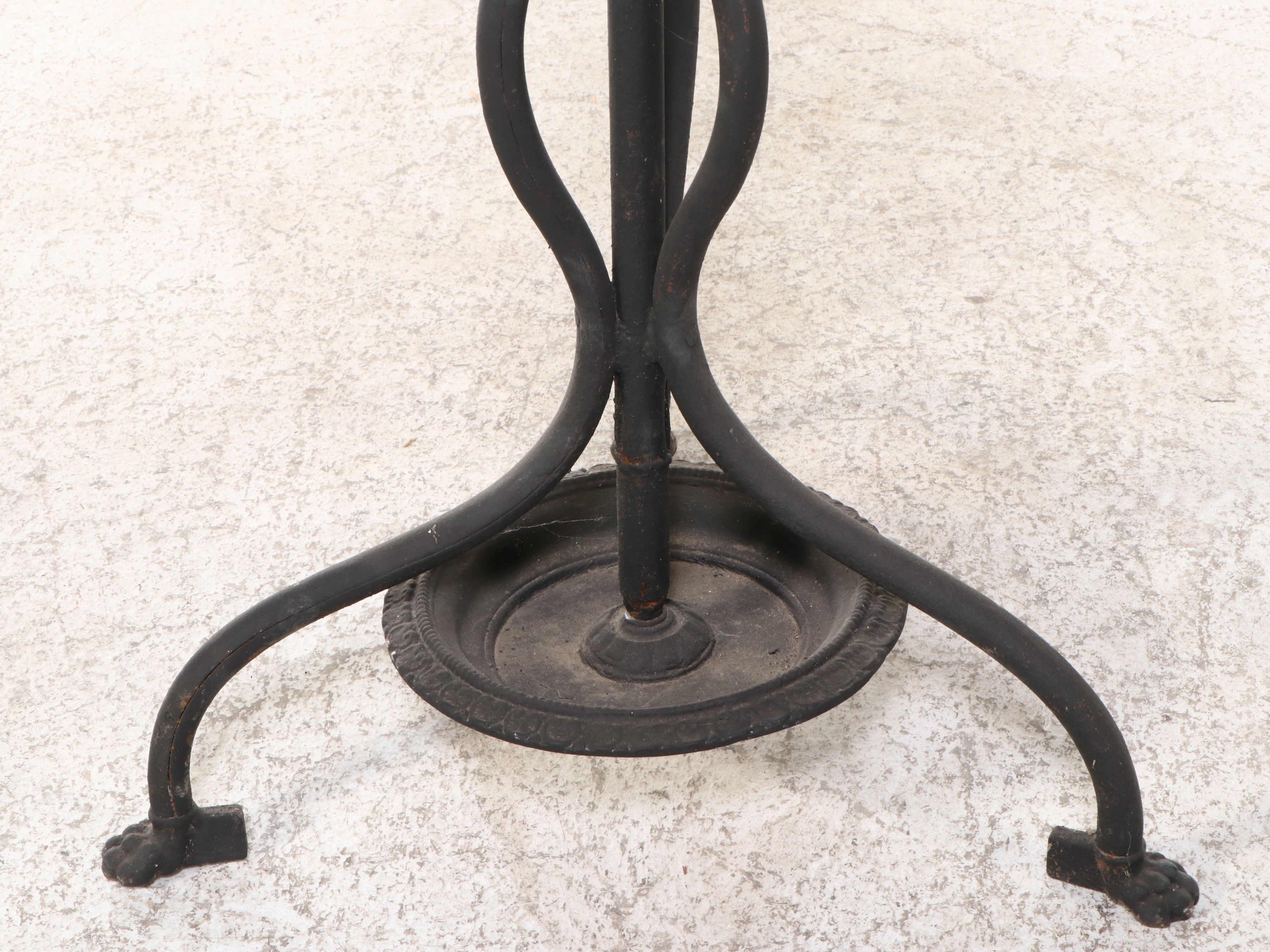 Wrought Iron Coat Rack