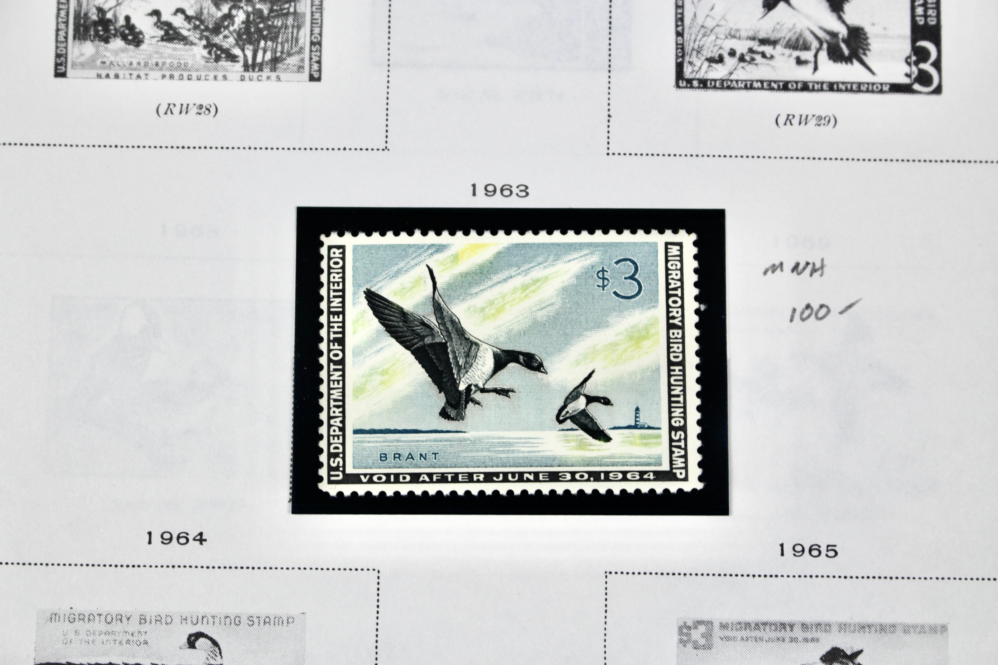Extensive Early U.S. Duck Stamp Collection, 1934 to 1987