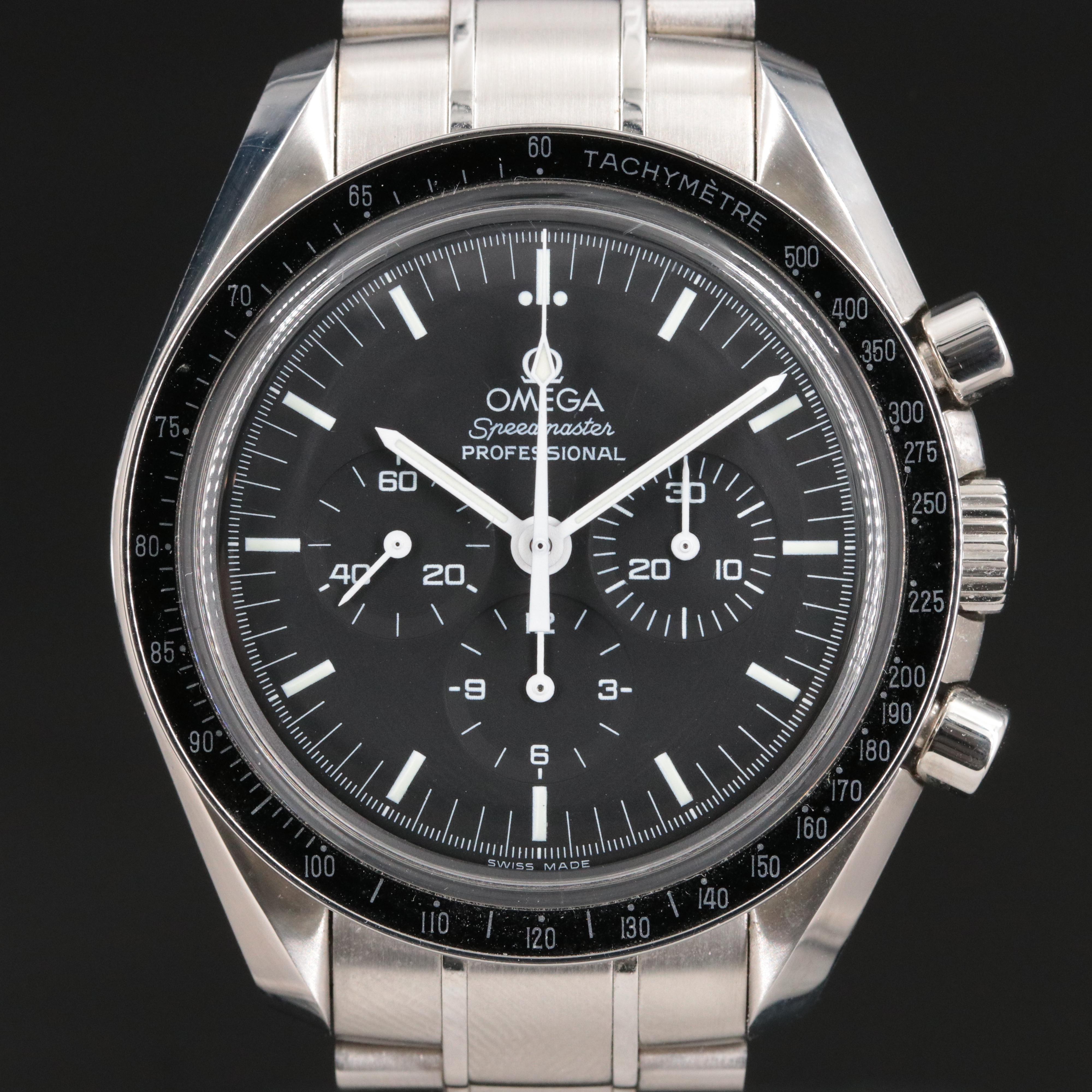 2000 Omega Speedmaster Moonwatch Professional 42mm Steel on Steel